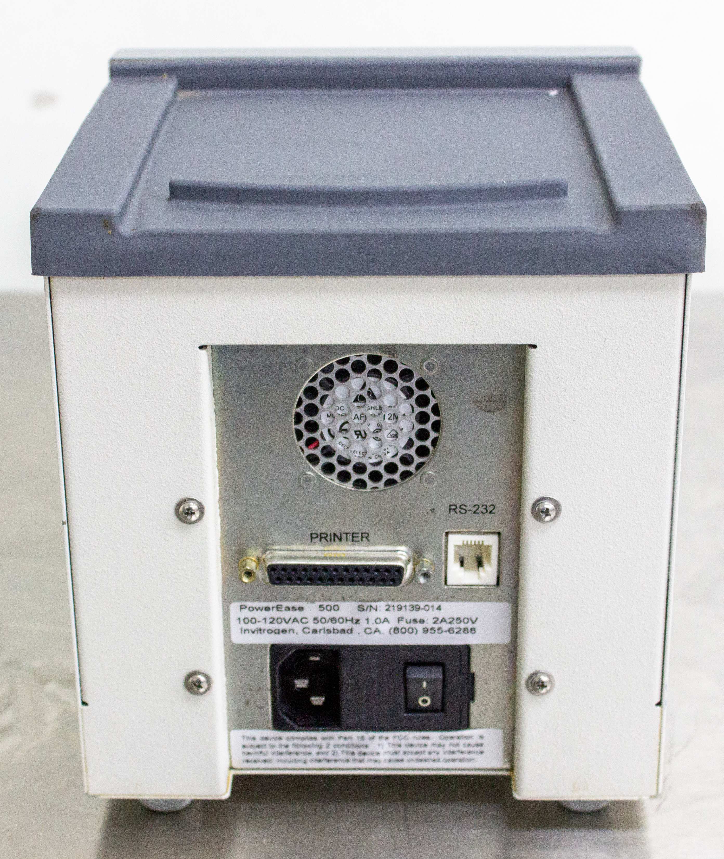 Invitrogen PowerEase 500 Electrophoresis Power Supply Constant Voltage Used