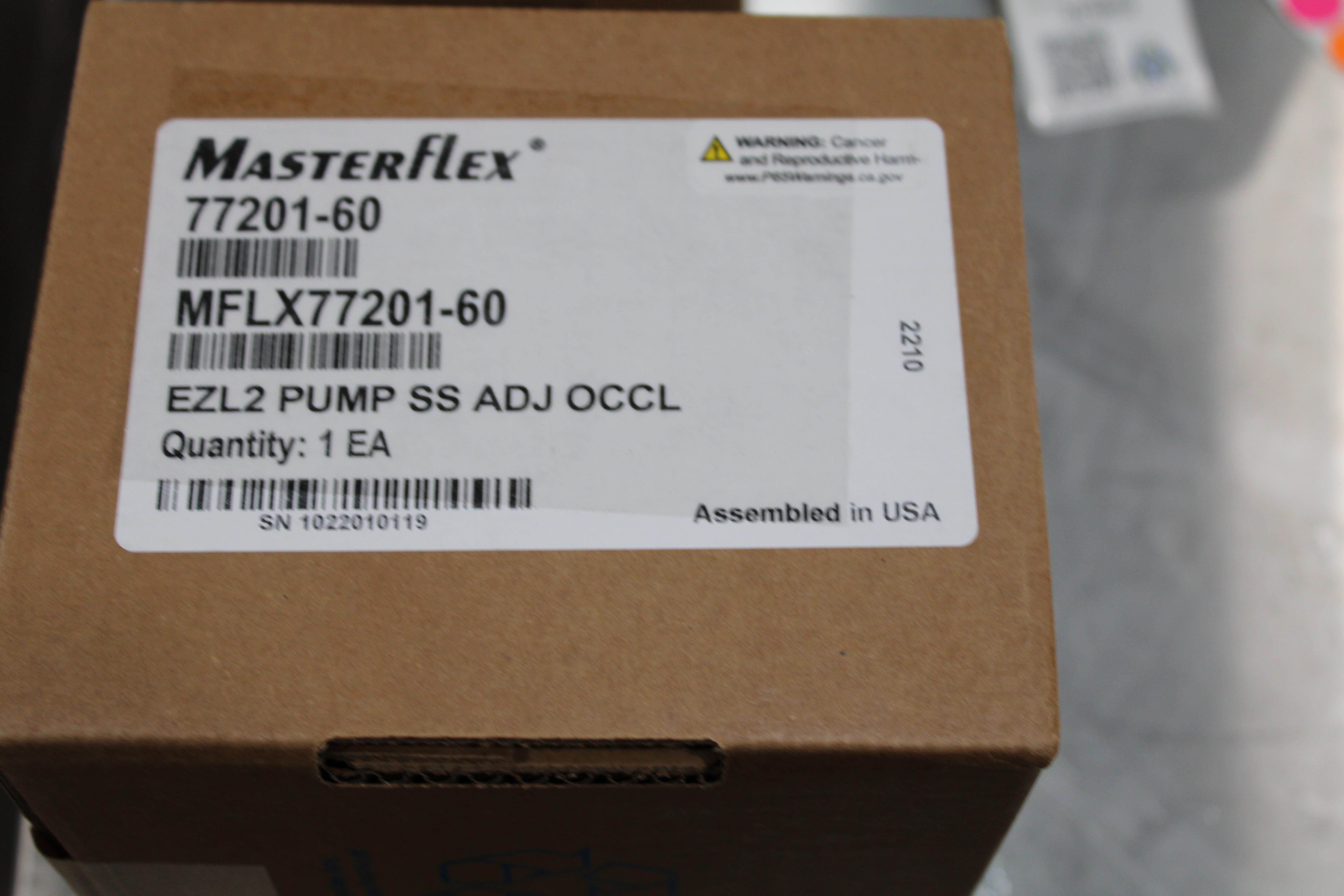 MasterFlex 77201-60 Pump Head L/S Series 2300 ml/min Stainless Steel