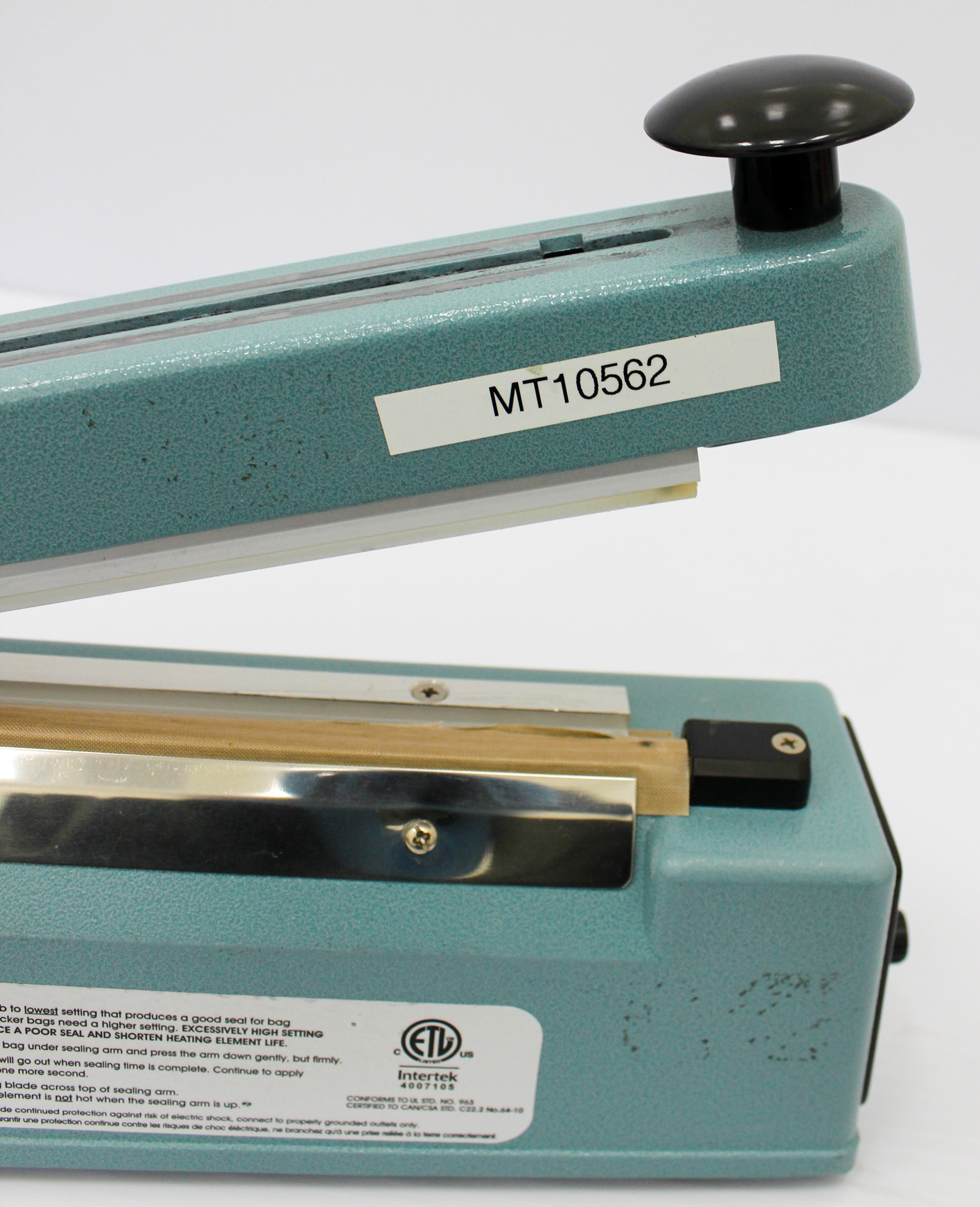 Uline KF-200HC Heat Sealer Packager Integrated Cutter Portable Device