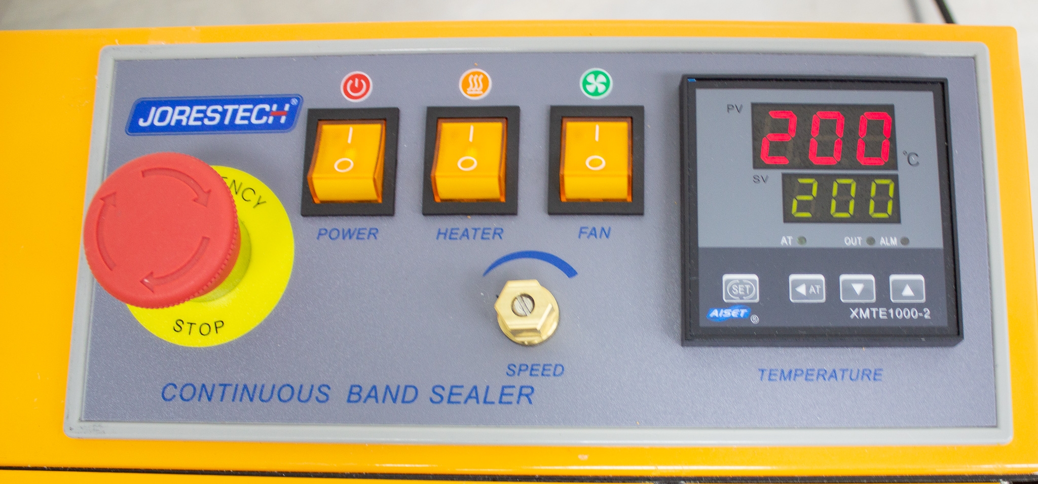 JORESTECH E-CBS-630D Packager Bag Sealer 300C 54ft/min Tested Used