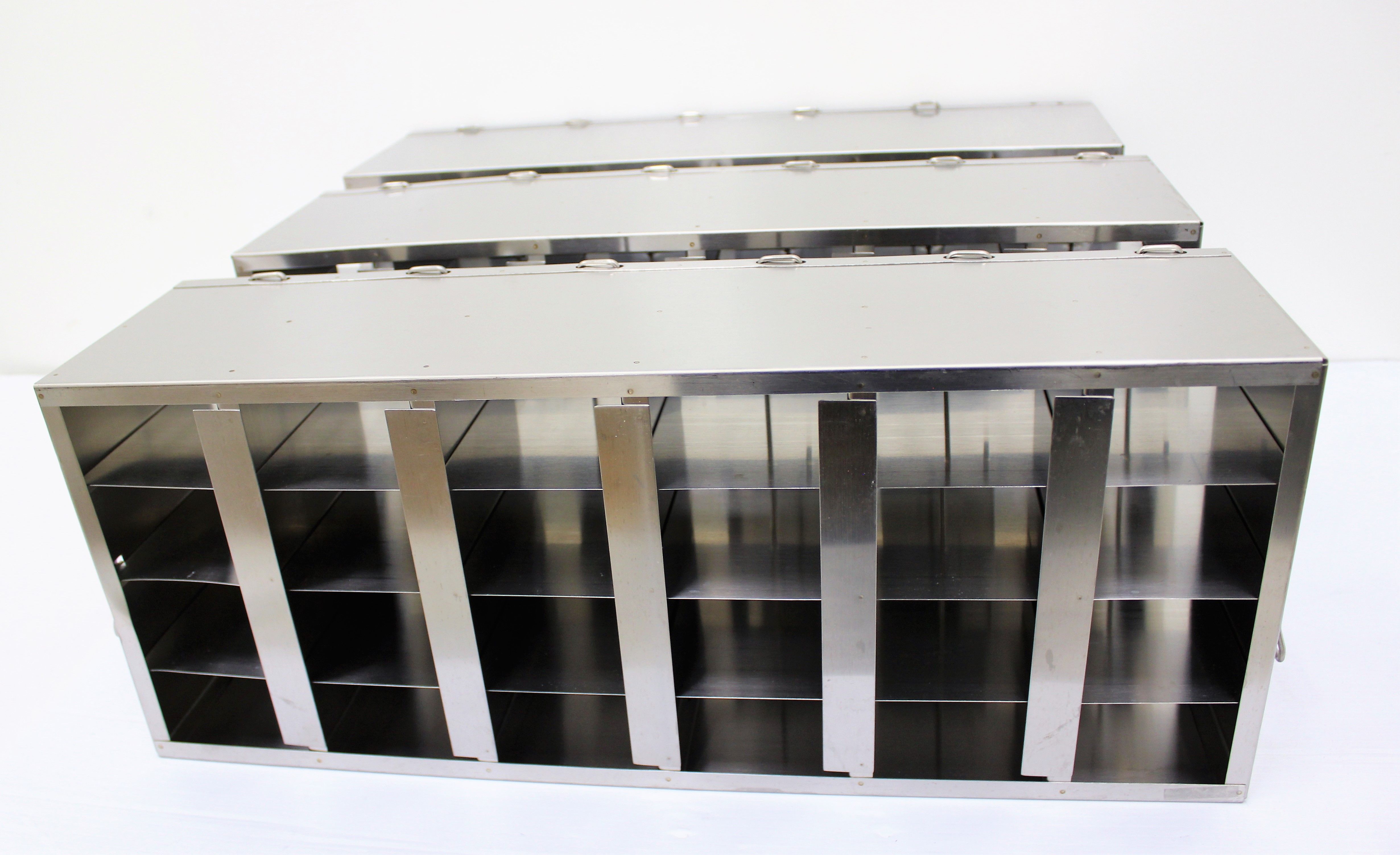 VWR 89214-716 Rack Upright ULT Freezer Racks 6x4 Stainless Steel 24 Boxes -80C