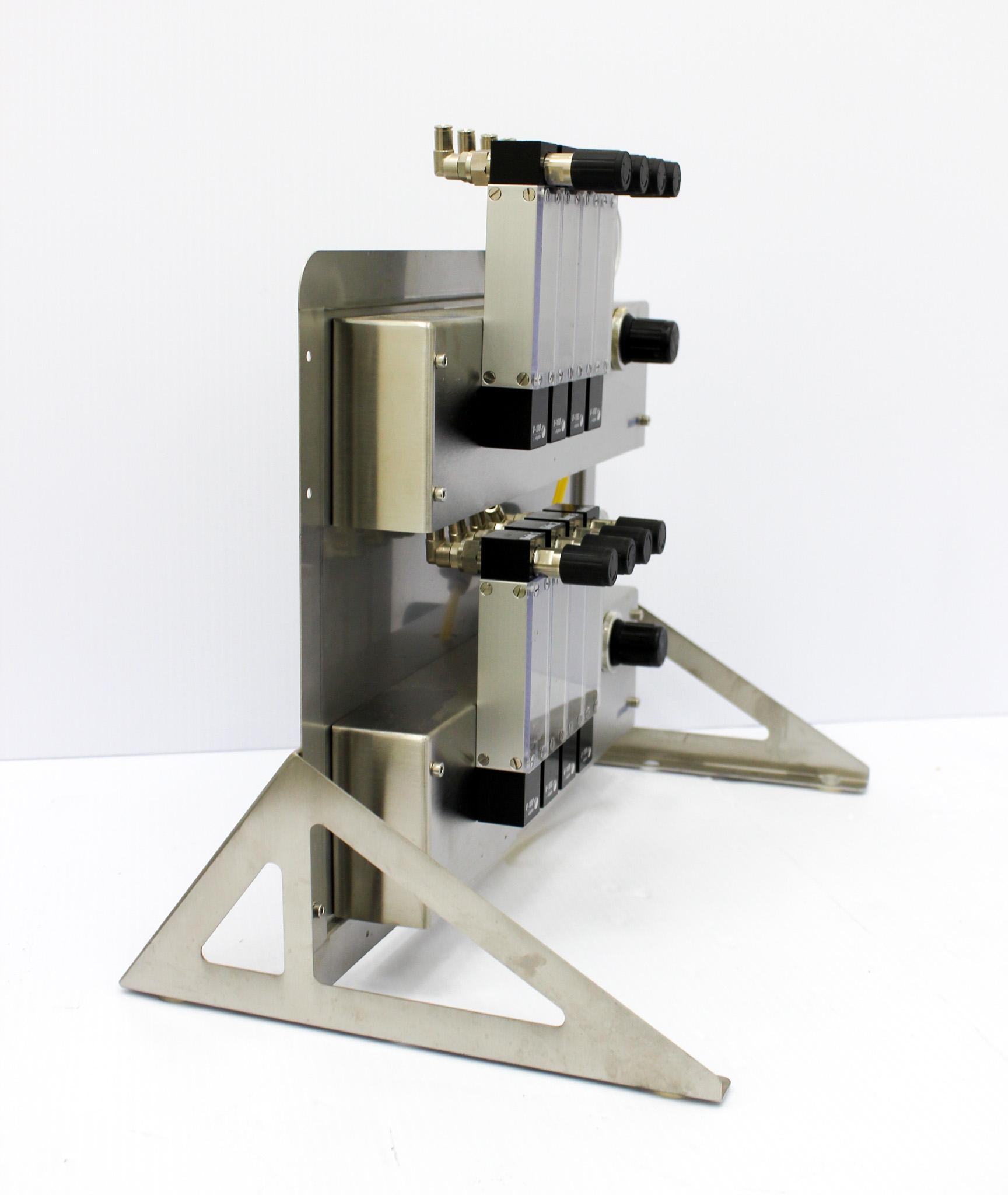 Eppendorf Rotameter Gassing Station Bioprocessing 4-Channel 260sL/h Used