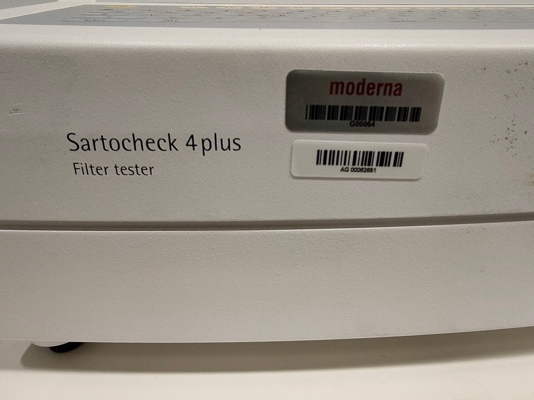Sartorius Sartocheck 4 Plus Integrity Tester High-Accuracy Pressure Drop Bag 300mbar