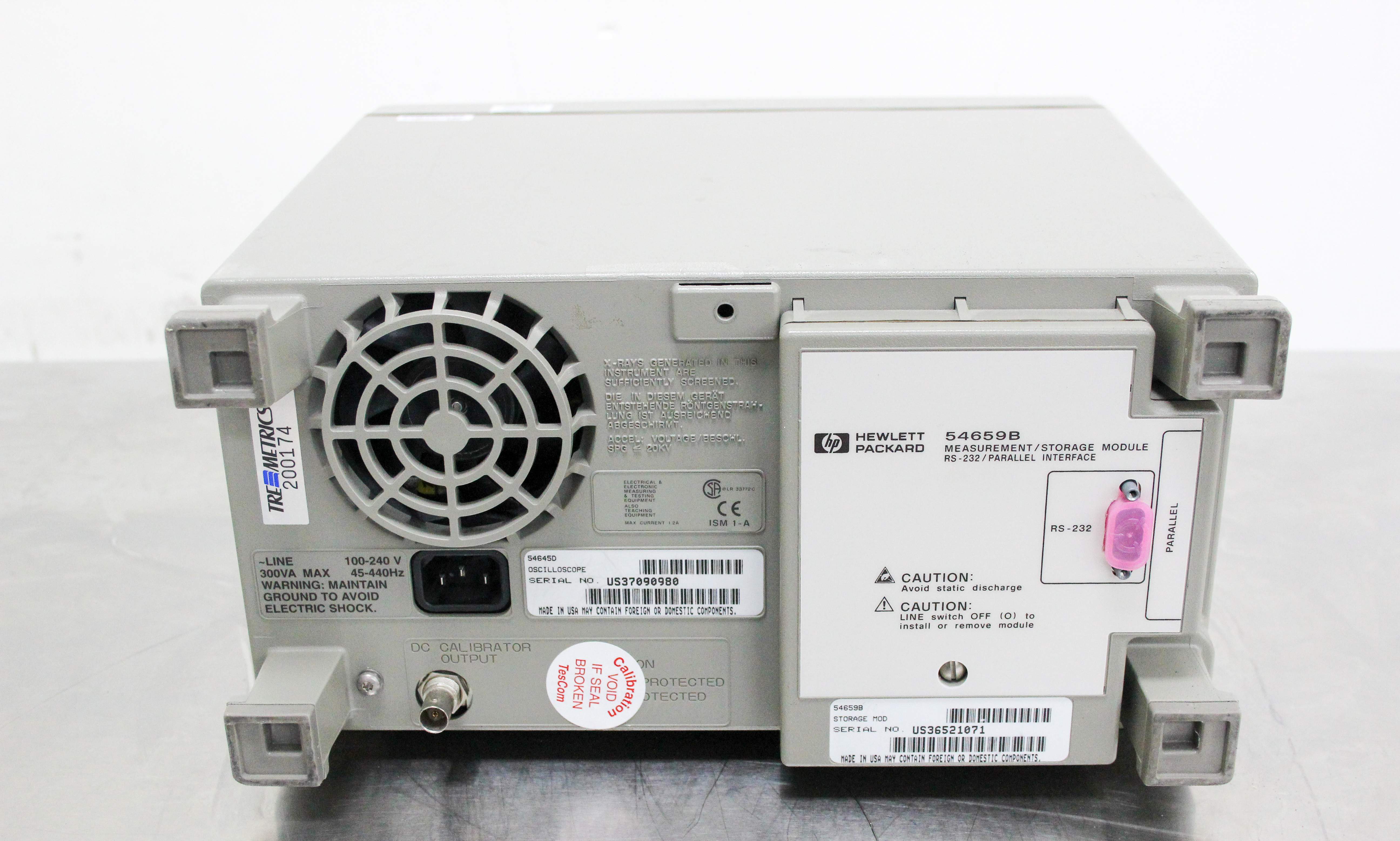 HP 54645D Oscilloscope Mixed Signal Digital Analysis Agilent Module