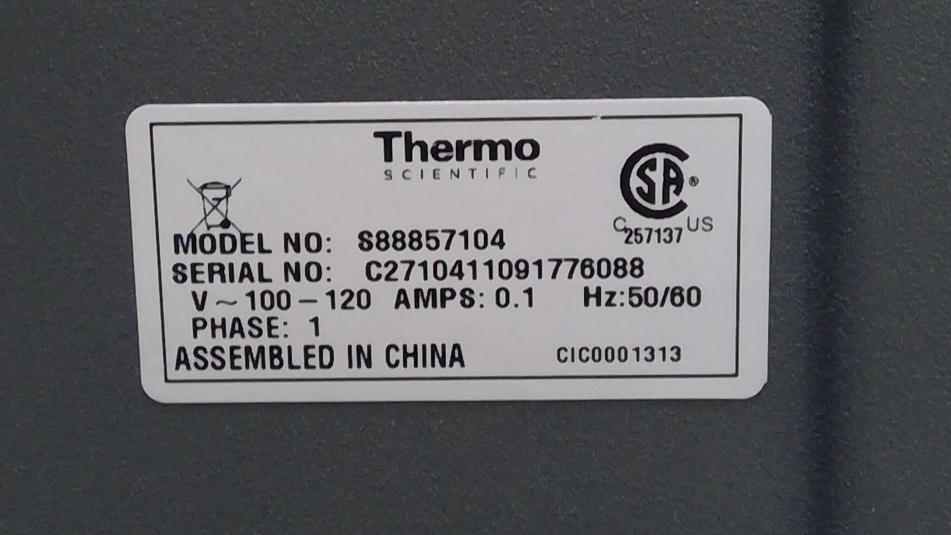 Thermo Scientific S88857104 Stirrer 4x4 Ceramic Plate, Temp Control