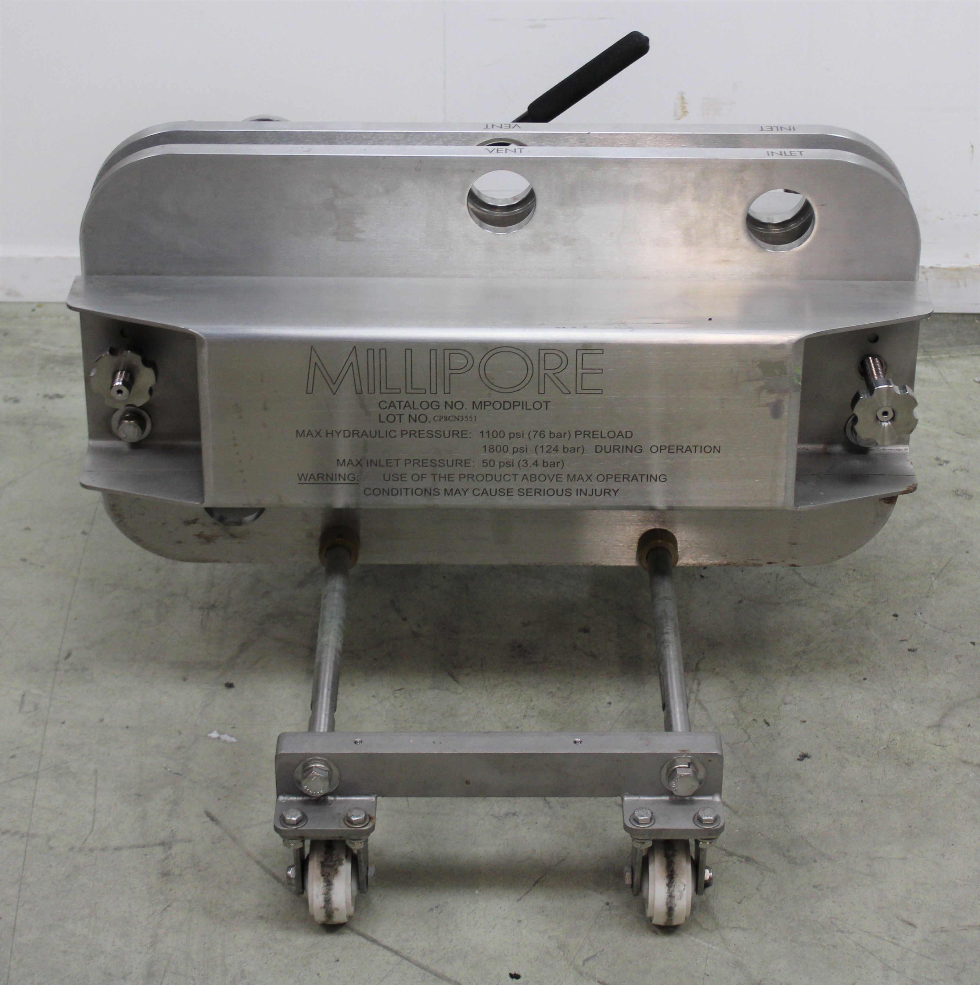 Millipore MPodPilot Pilot Scale Holder for Pod Filters 304 Stainless Steel