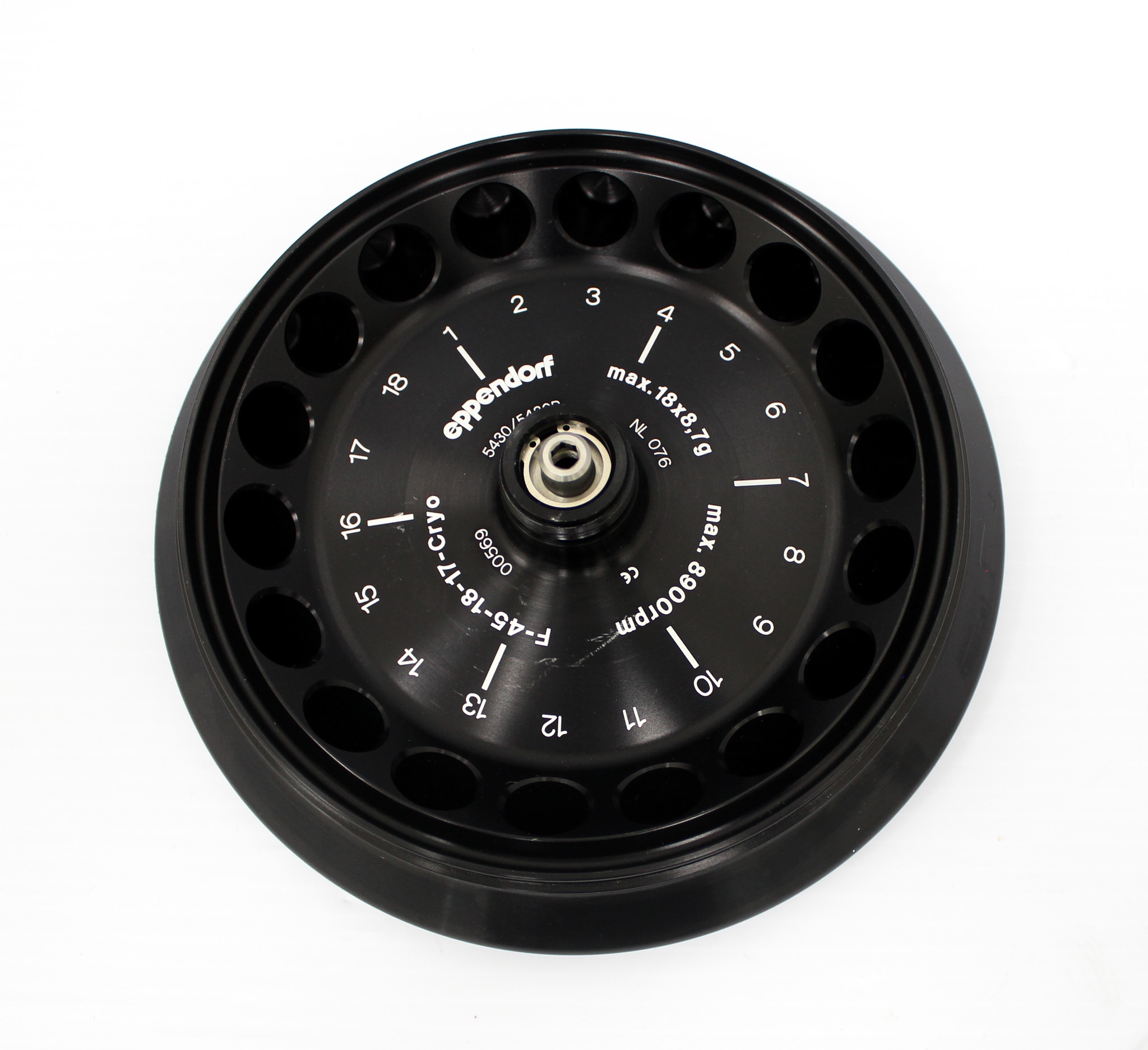 Eppendorf F-45-18-17 Cryo Rotor for 5430/5430R, 8900 RPM, 18 Tube Capacity