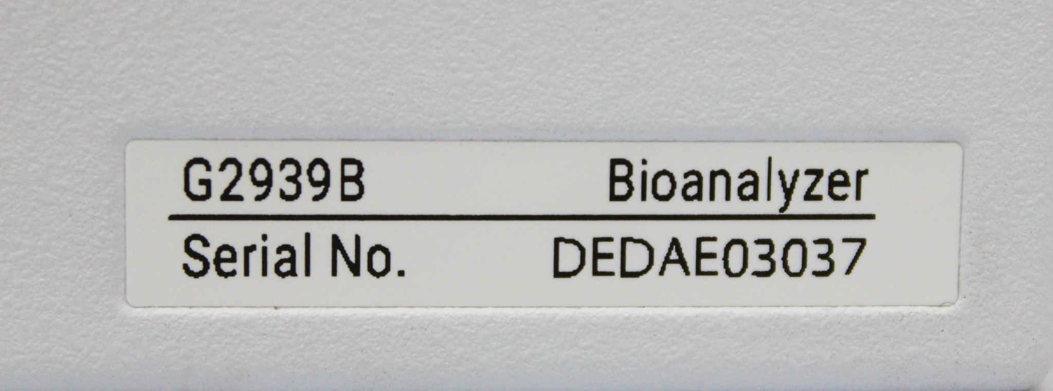 Agilent G2939B Bioanalyzer Automated Electrophoresis DNA RNA Protein Used