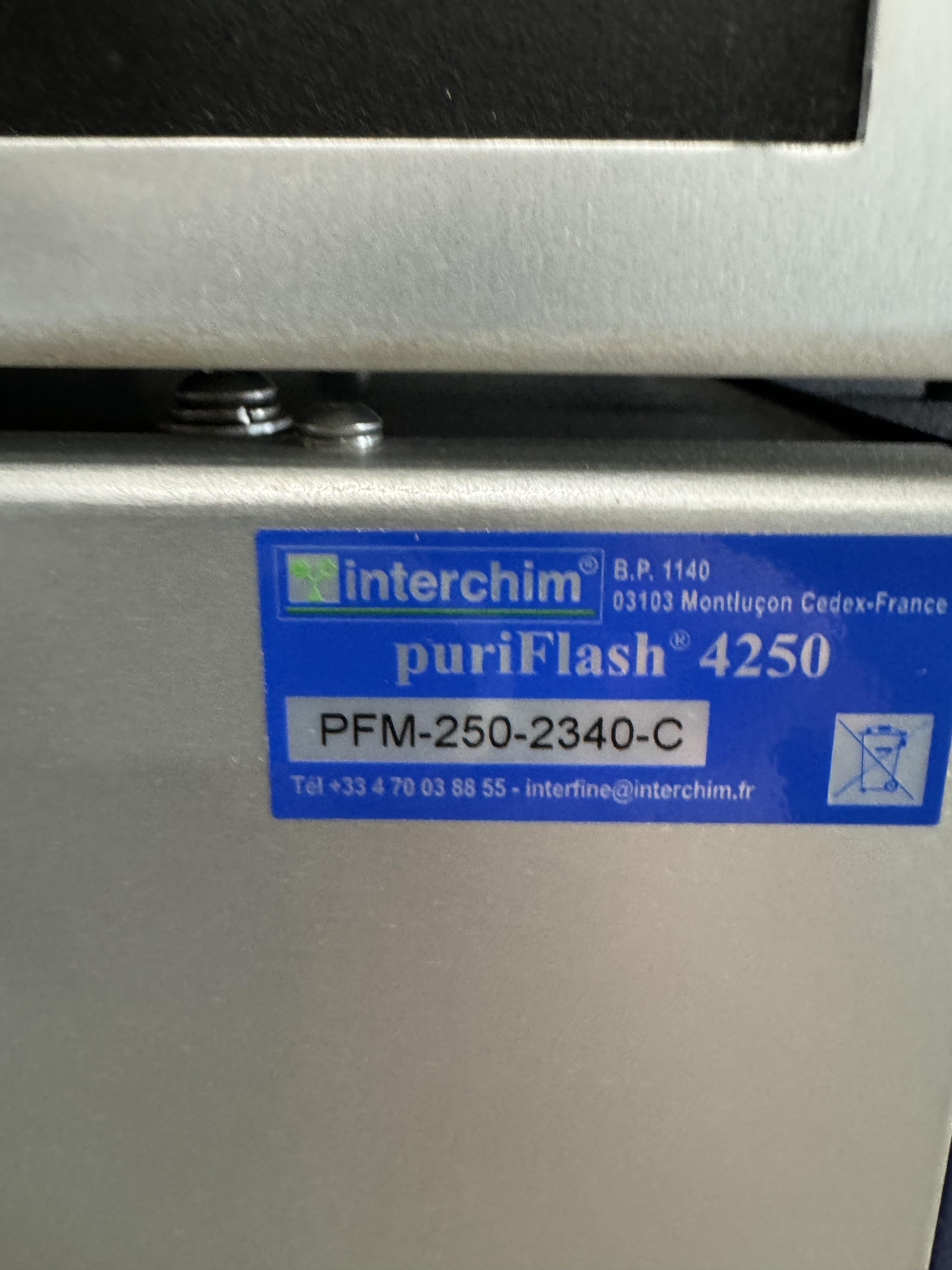 Novasep PuriFlash 4250 Chromatography System ELSD Detector, 120V Used