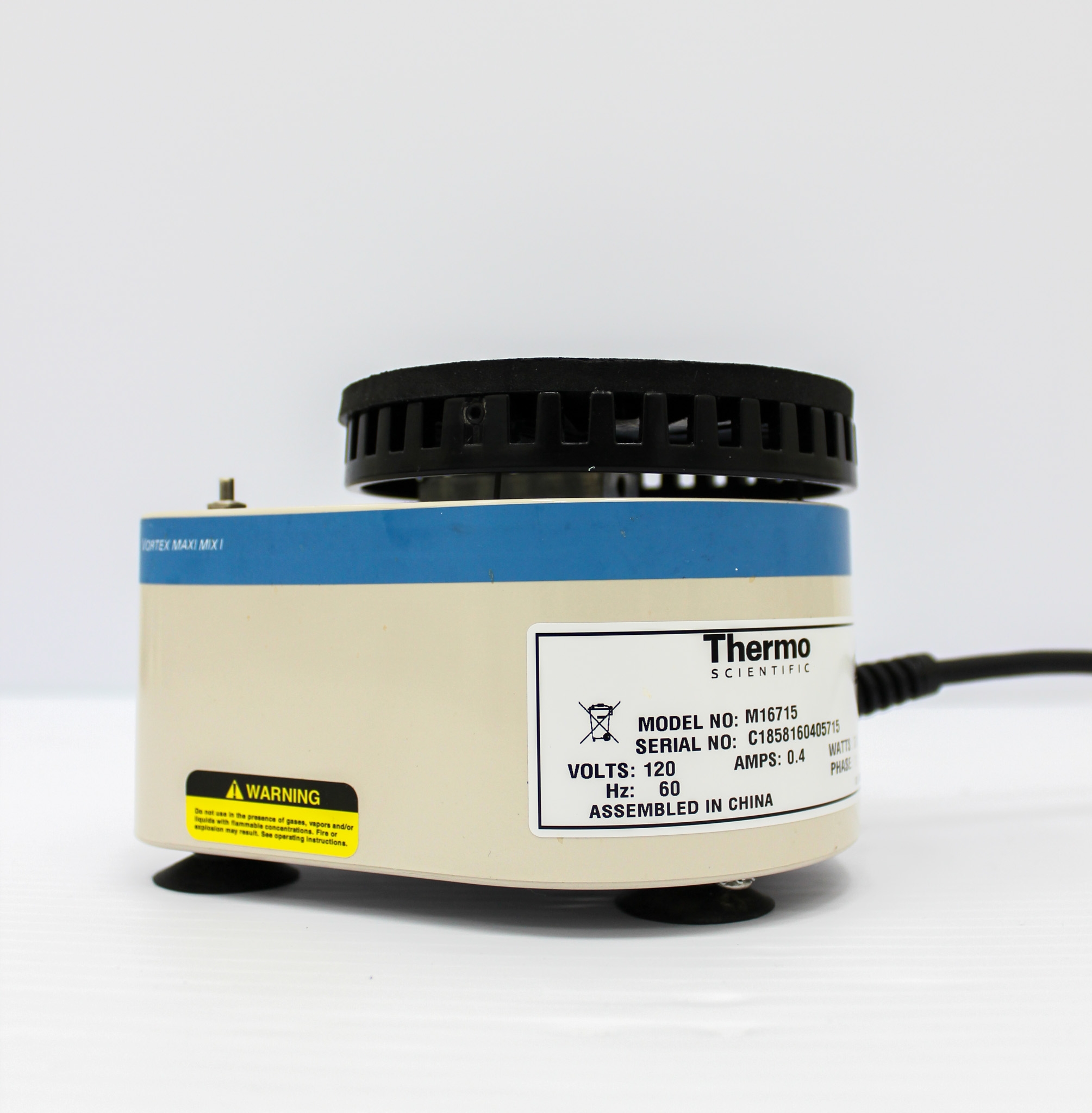 Thermo Scientific M16715 Vortex Mixer - 3000 RPM, Touch & Continuous Modes