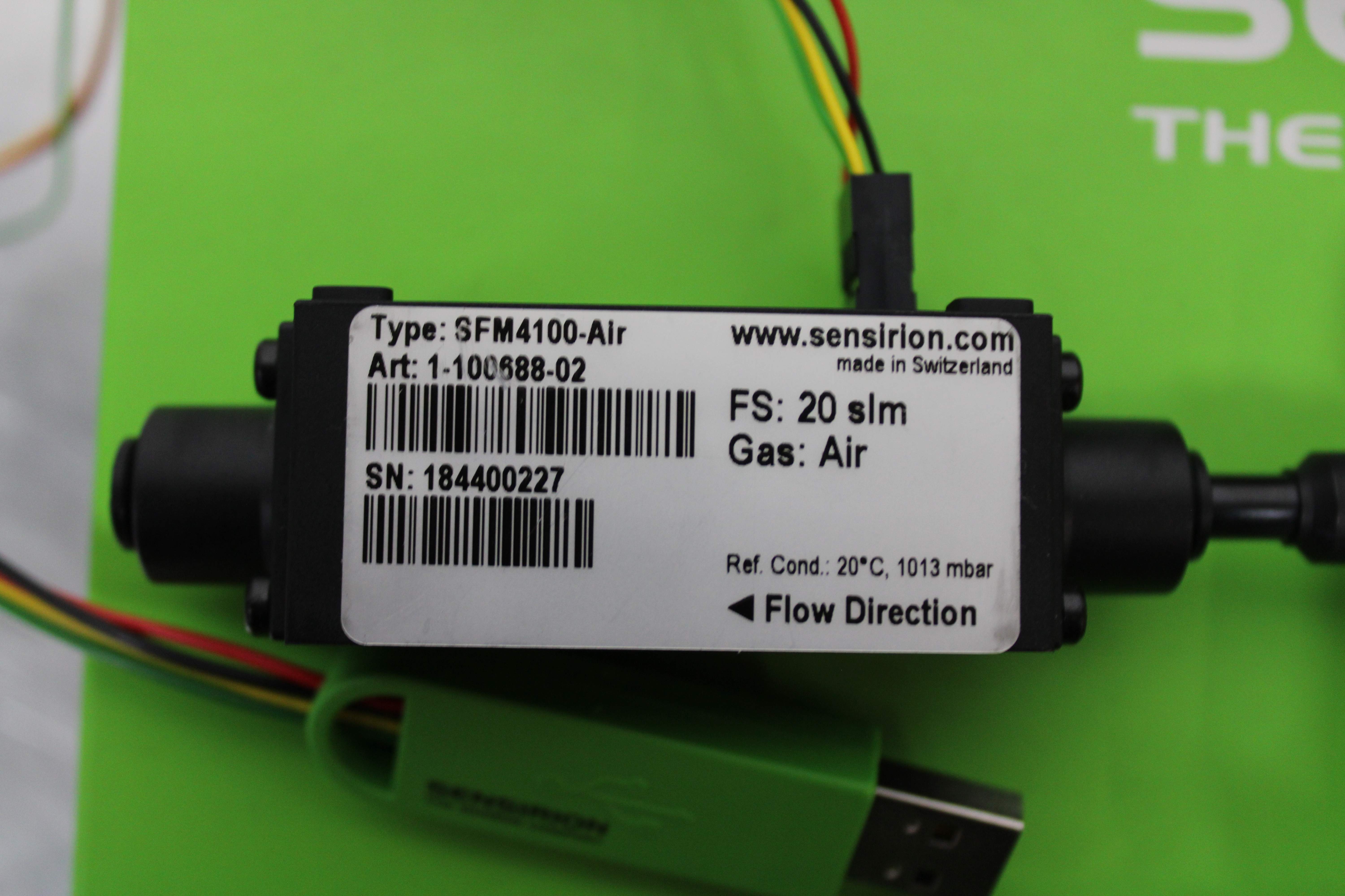 Sensirion SFC5400 UAAUAV Flow Controller & Meter, Multiple Gases, Precise, 5bar