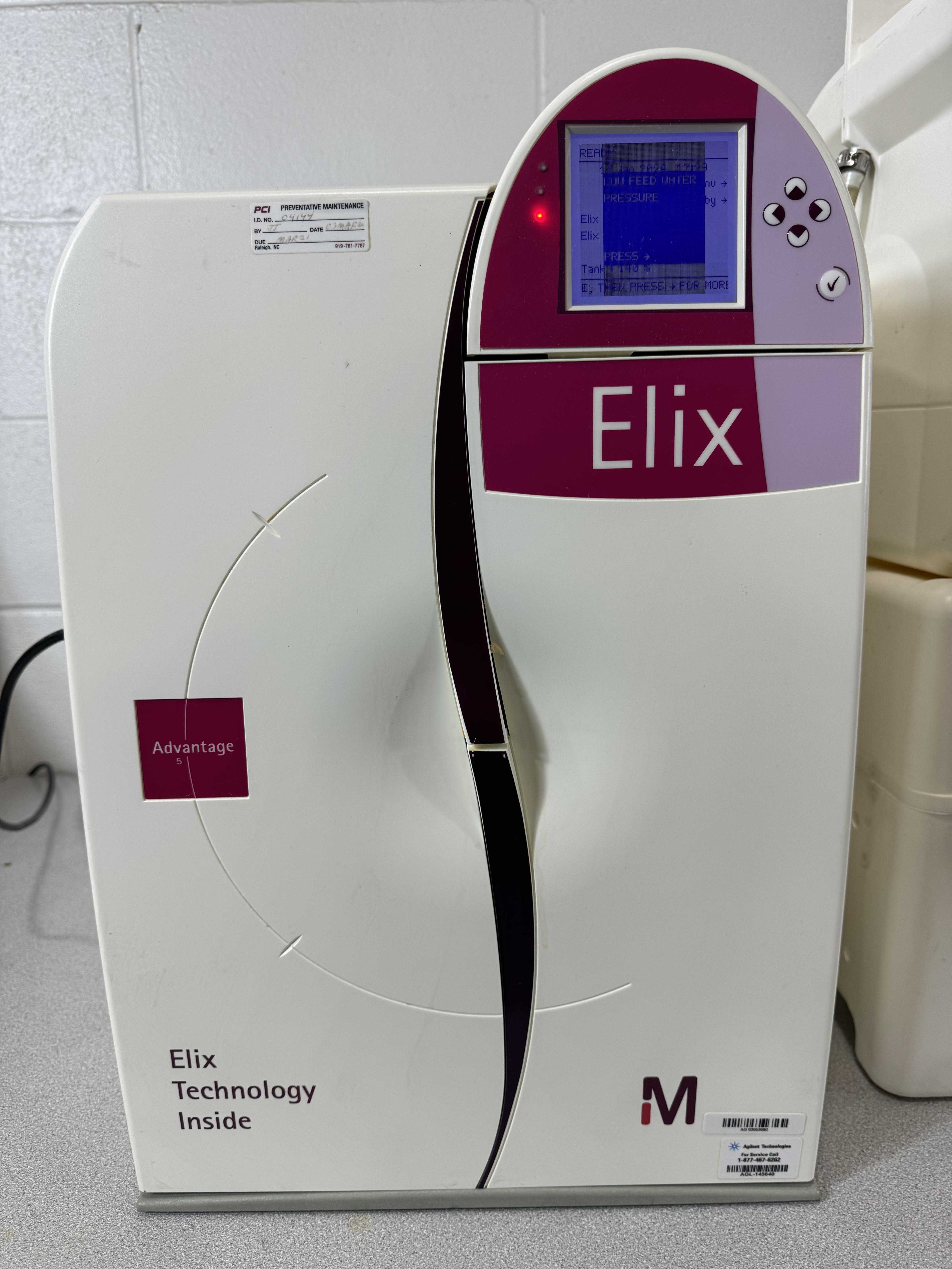 Millepore Elix Advantage 5 Water Purification System, 100L/Day Output