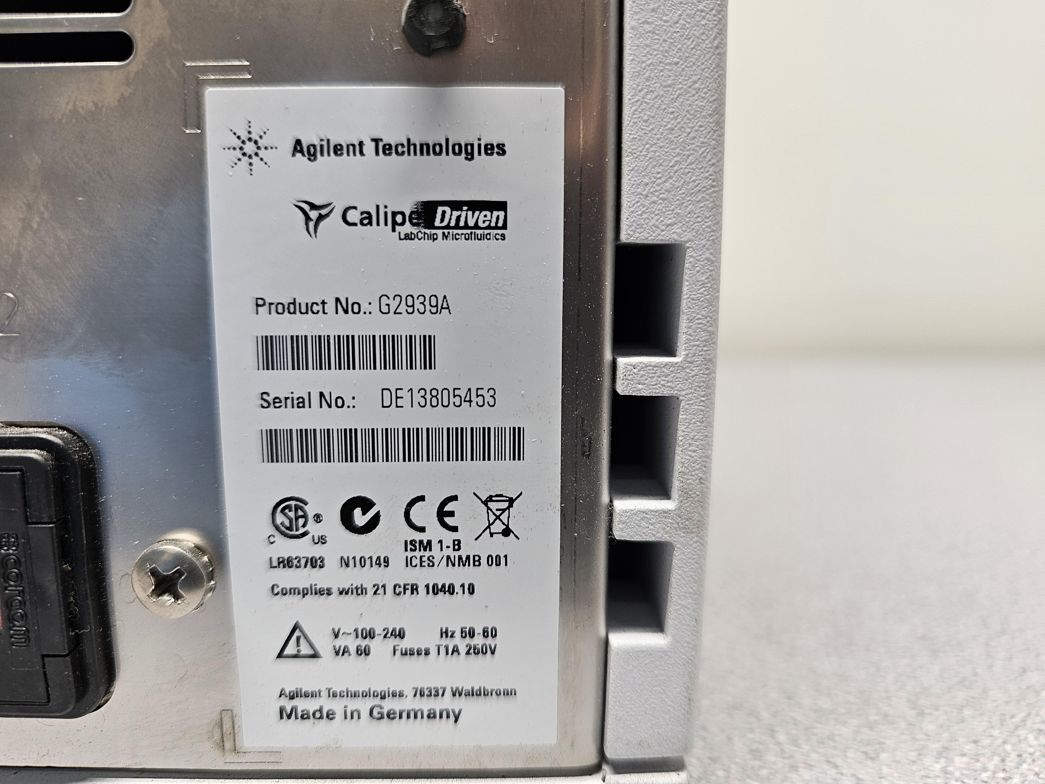 Agilent 2100 Bioanalyzer Analytical Bioanalyzer 12 samples 50 7000 bp G2939A DNA
