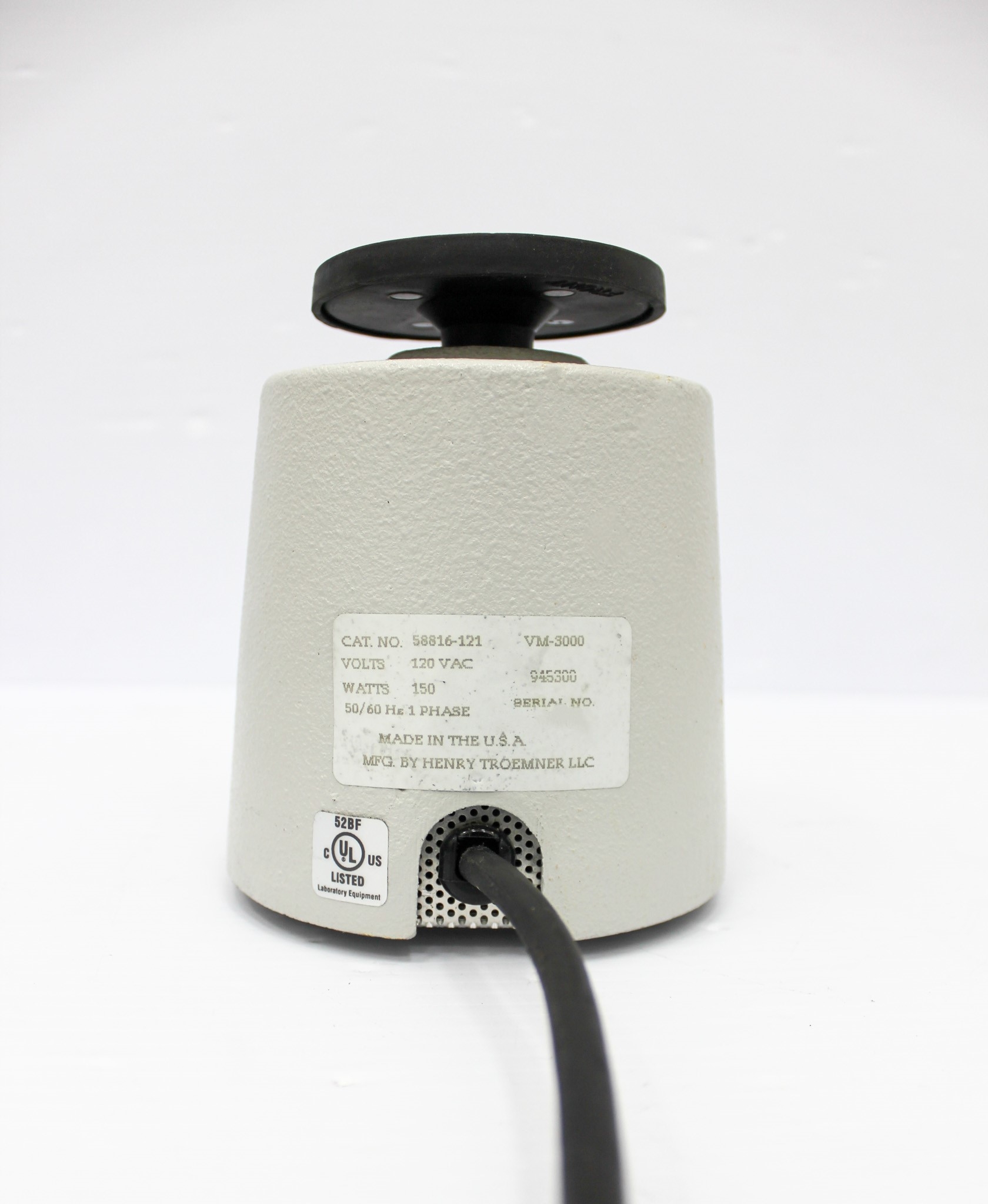 VWR 58816-121 Vortex Mixer Lab Rotator 100-3200 RPM with Power Cord Tested