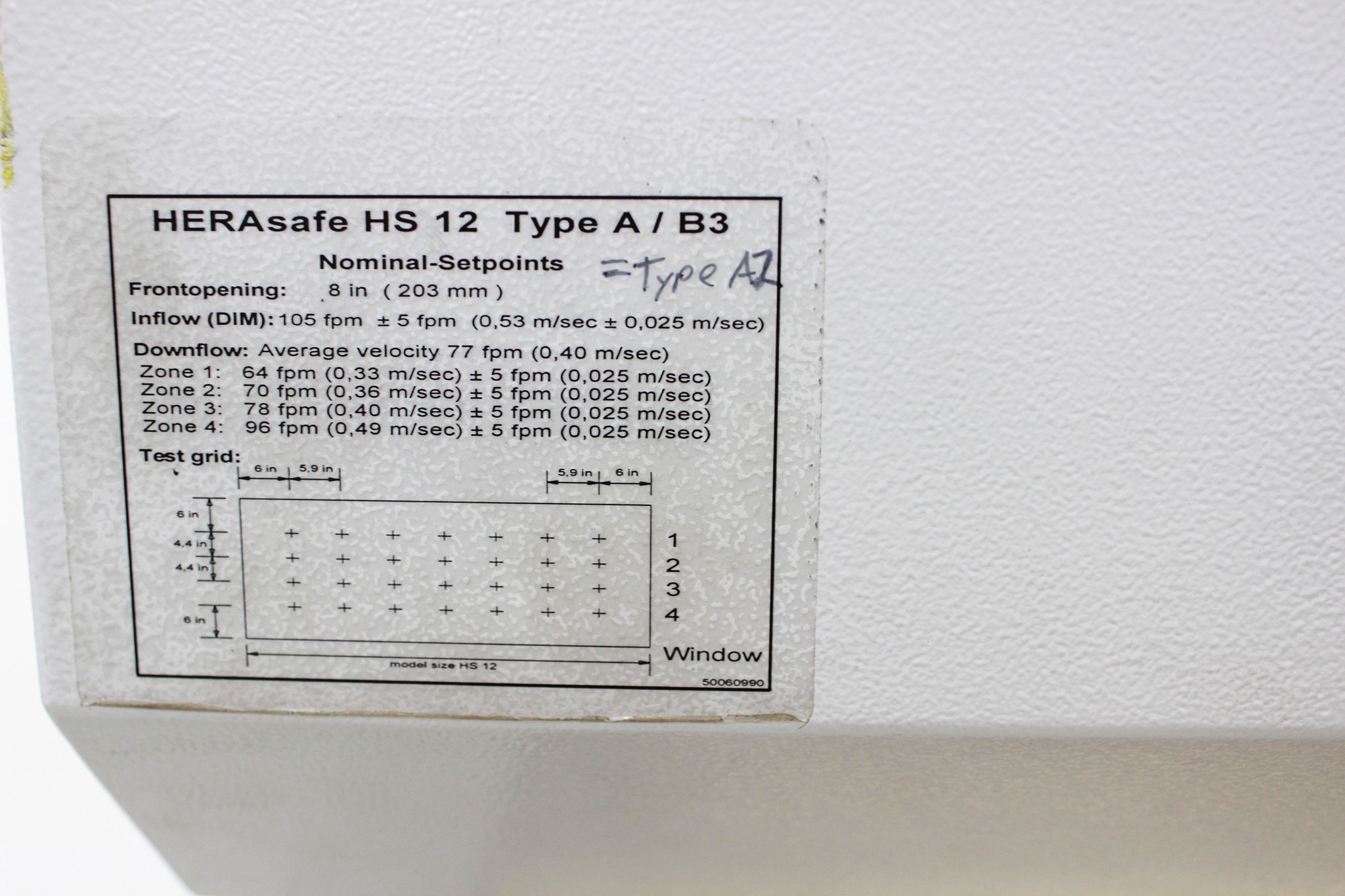 Kendro HeraSafe HS12 Biological Safety Cabinet Class II A2 4ft Contamination