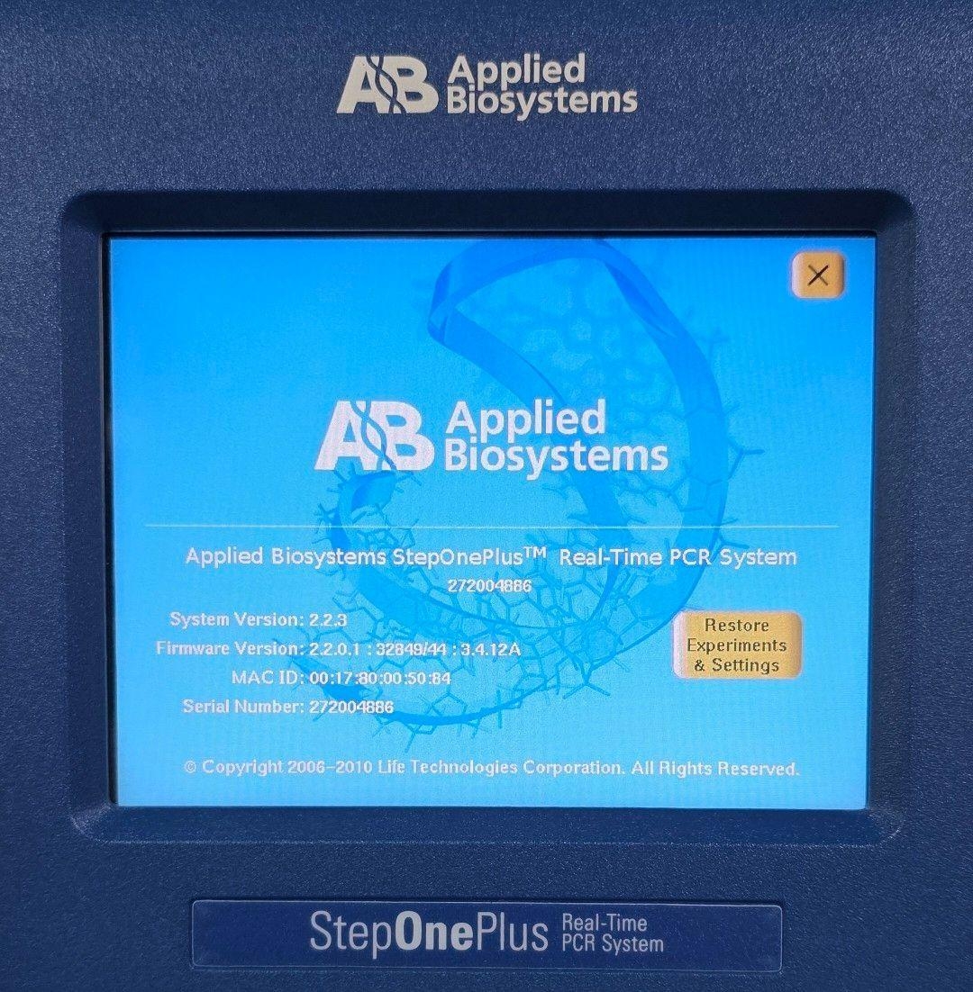 Applied Biosystems Step One Plus Real Time PCR System