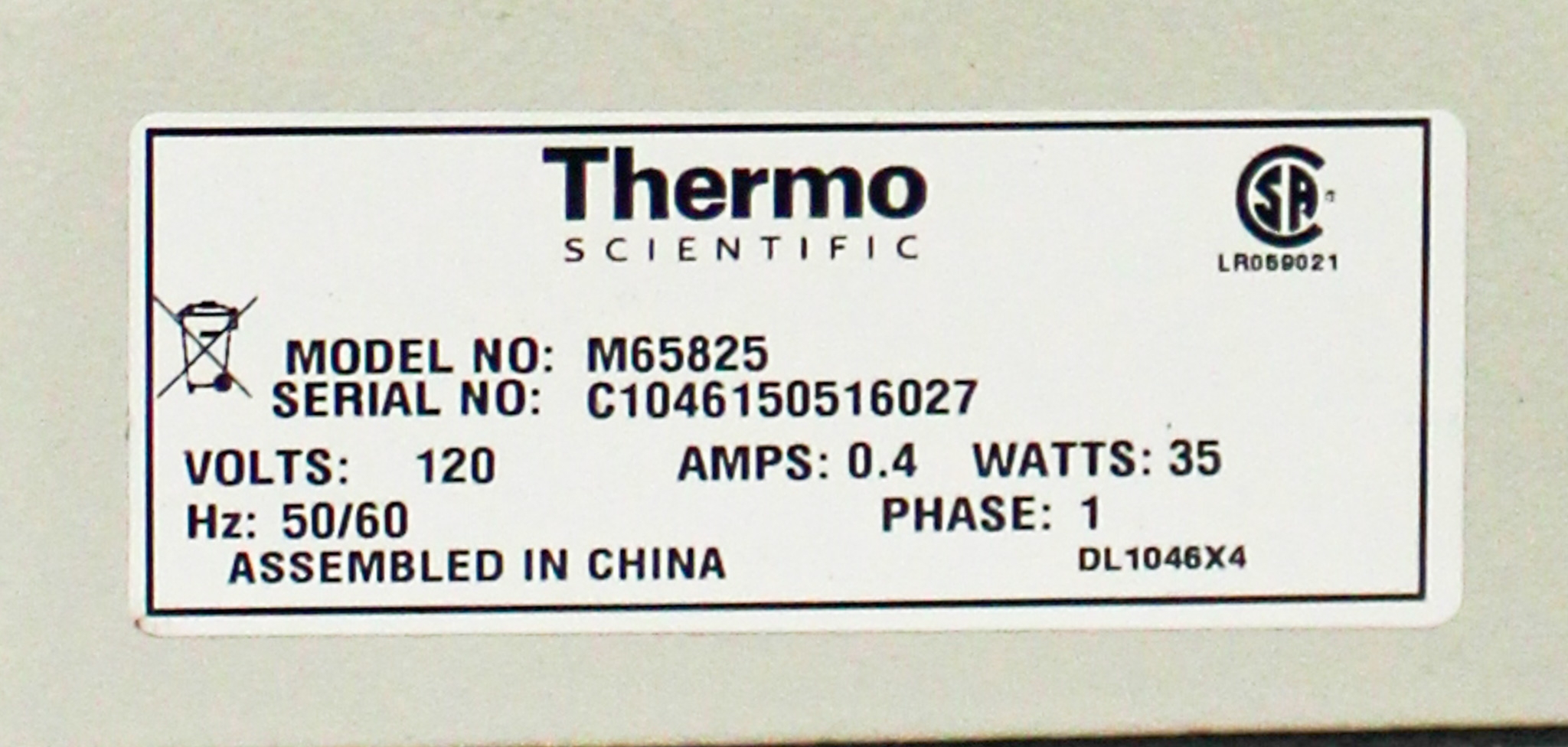 Thermo Scientific M65825 Maxi Mix III Vortex Mixer/Shaker 100-2200 RPM