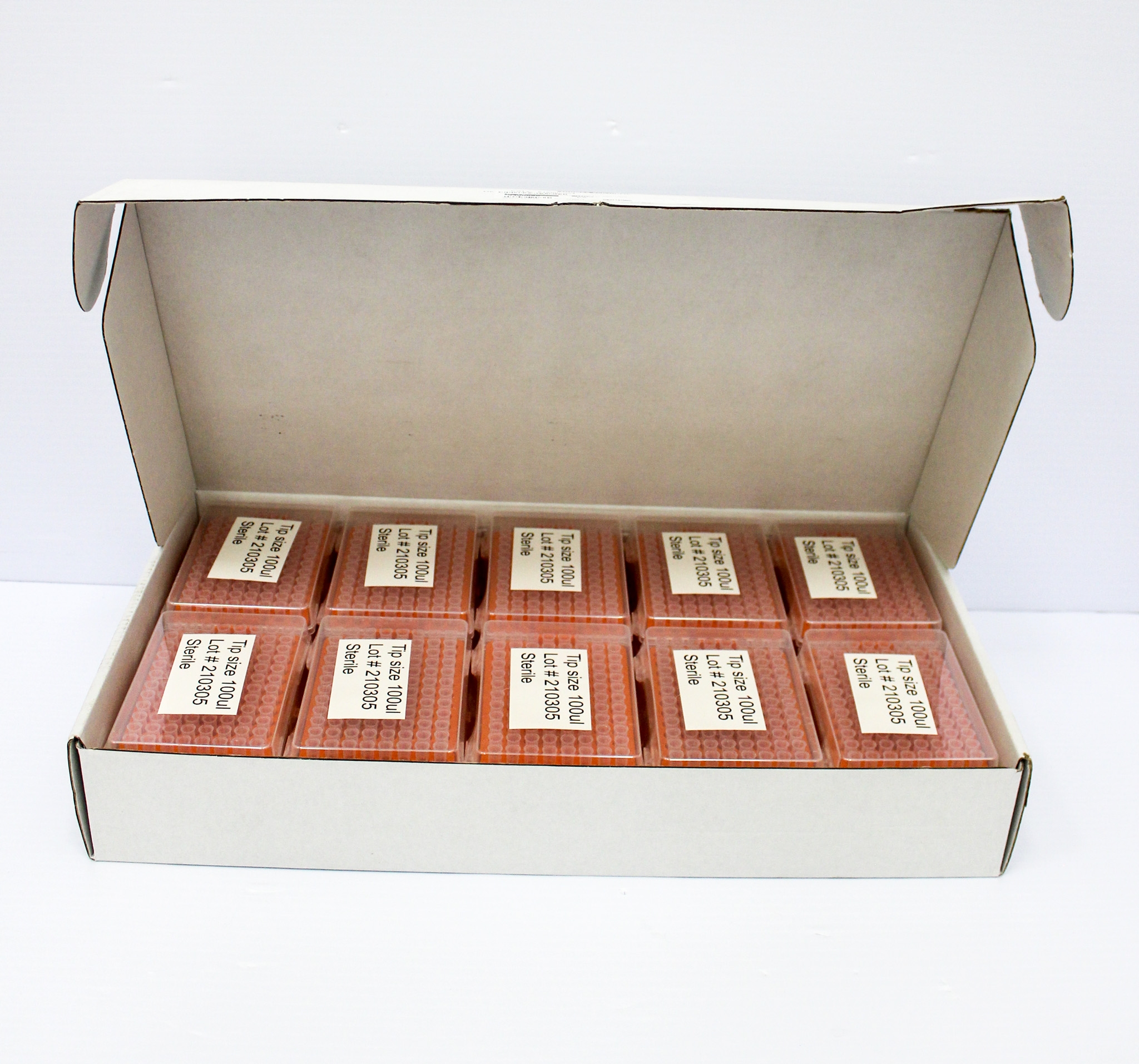 Thomas Lot: 210305 Universal Filter Tips 100uL Sterile DNase/RNase Free