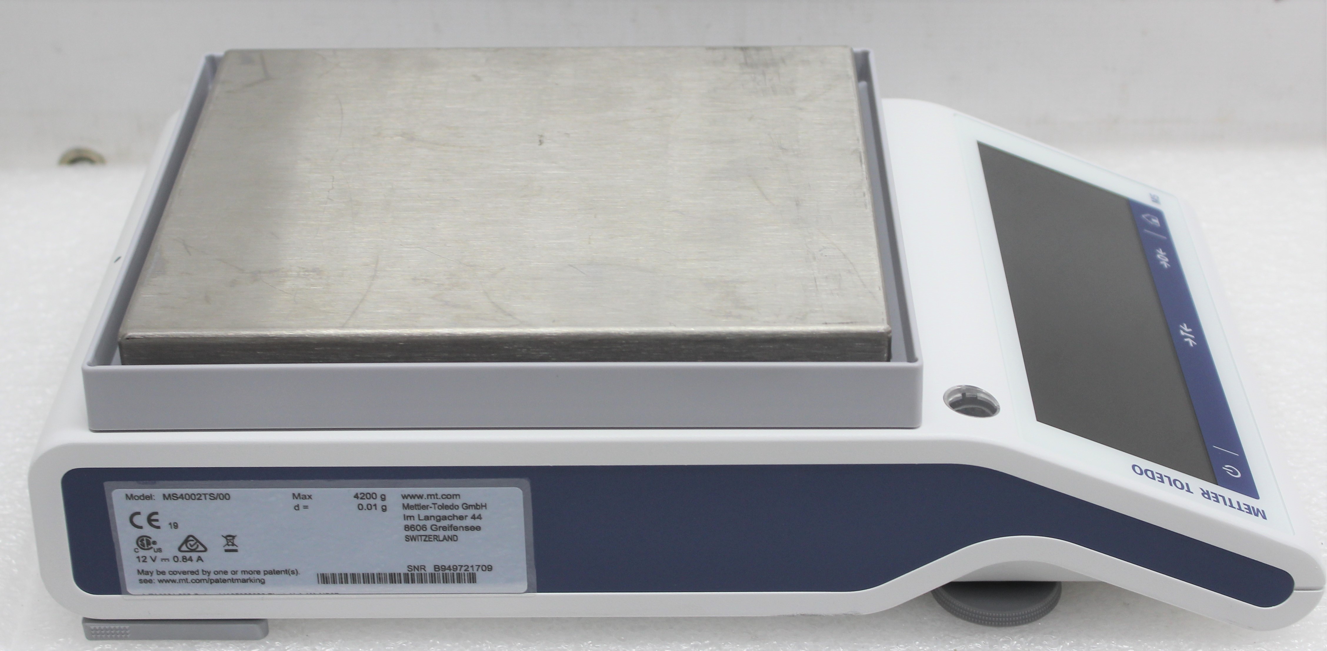Mettler-Toledo MS4002TS Analytical Precision Balance 4200g Turnkey Used
