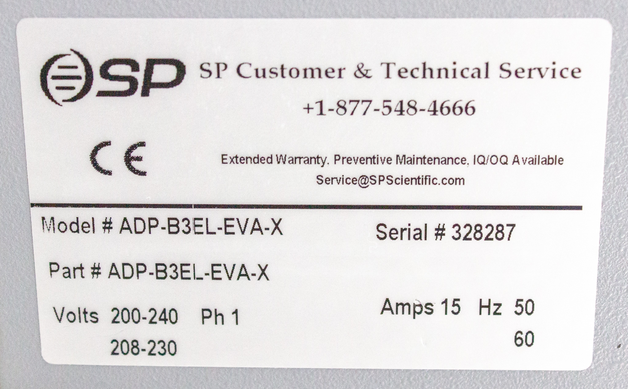 SP VirTis Advantage ProFreeze Dryer ADP-B3EL 3 Shelf Lyophilizer -85C 6L