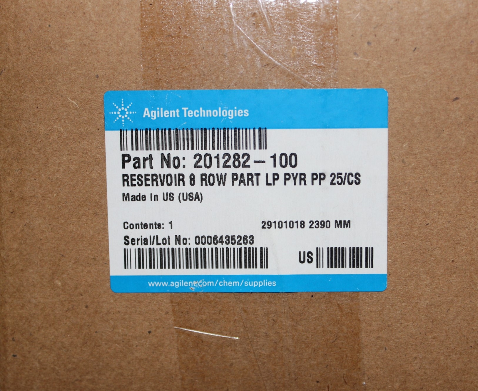 Agilent 201282-100 Reservoir 8 Row LP PYR PP for Method Scale-up 85mL/unit