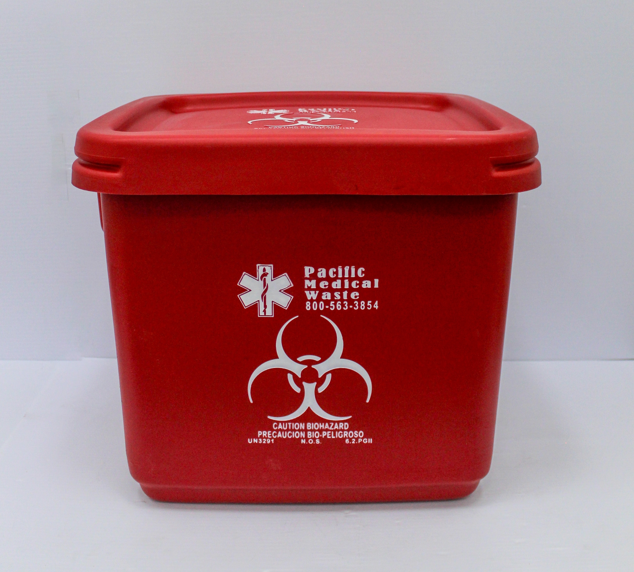 Pacific UN3291 Model Waste Management Biohazard Sharps Containers, USA