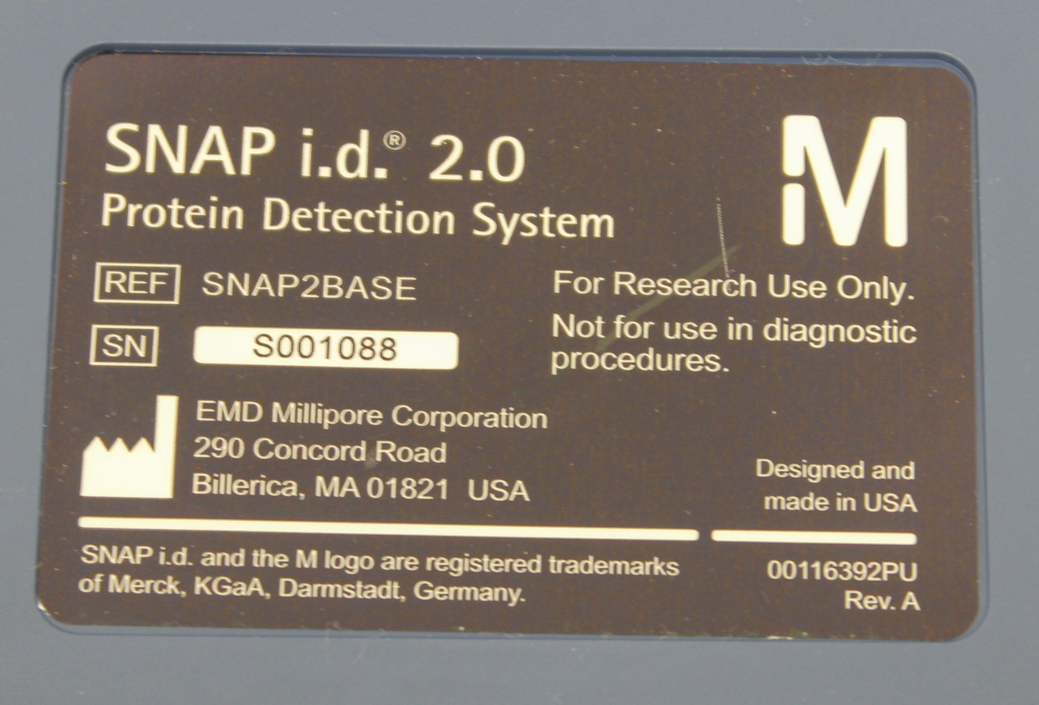 Millipore SNAP2BASE Protein Detector System Enhance Protein Blotting