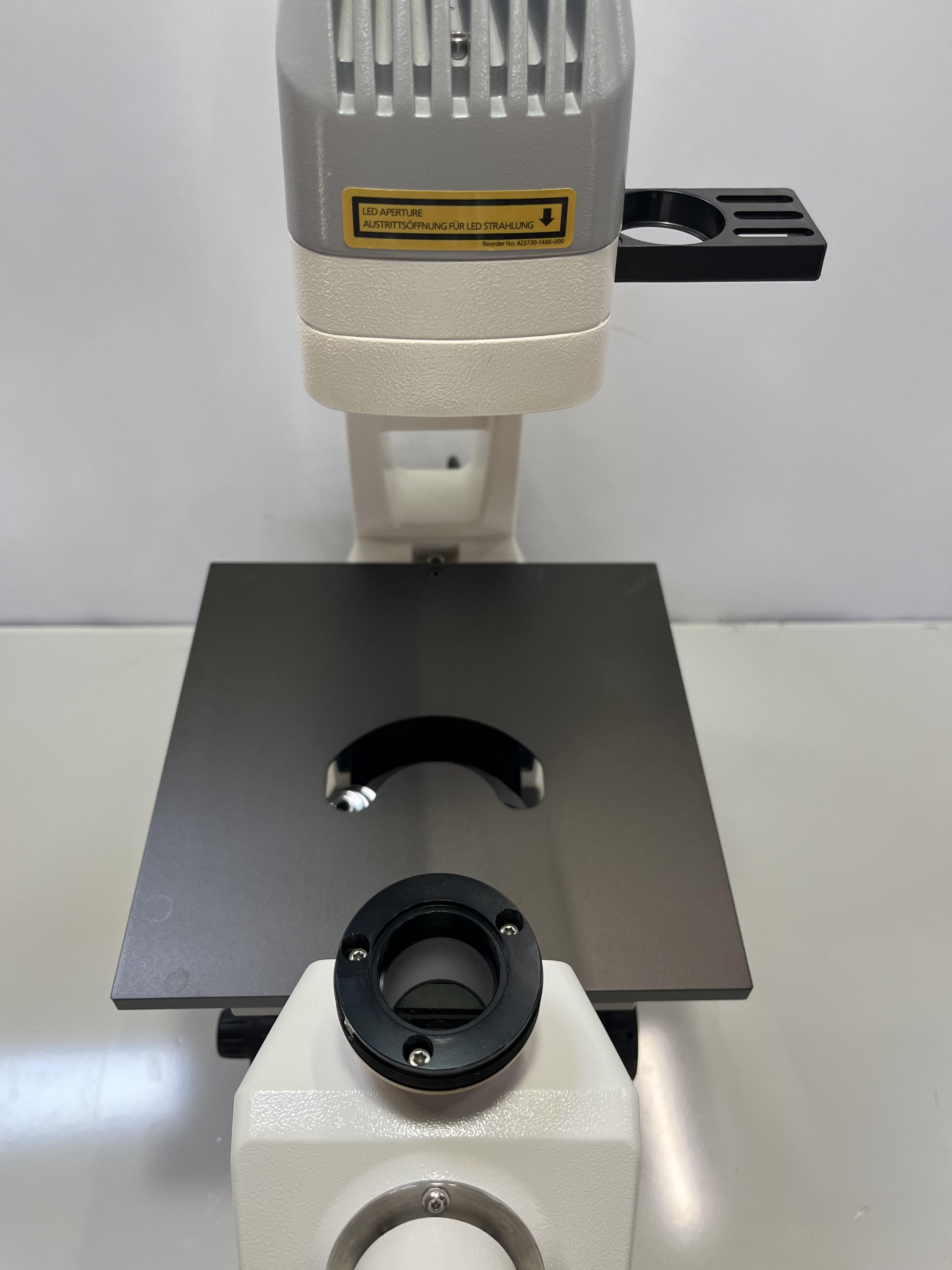 Zeiss Axio Vert.A1 Inverted Microscope w/ 10x 20x 40x Objectives Used