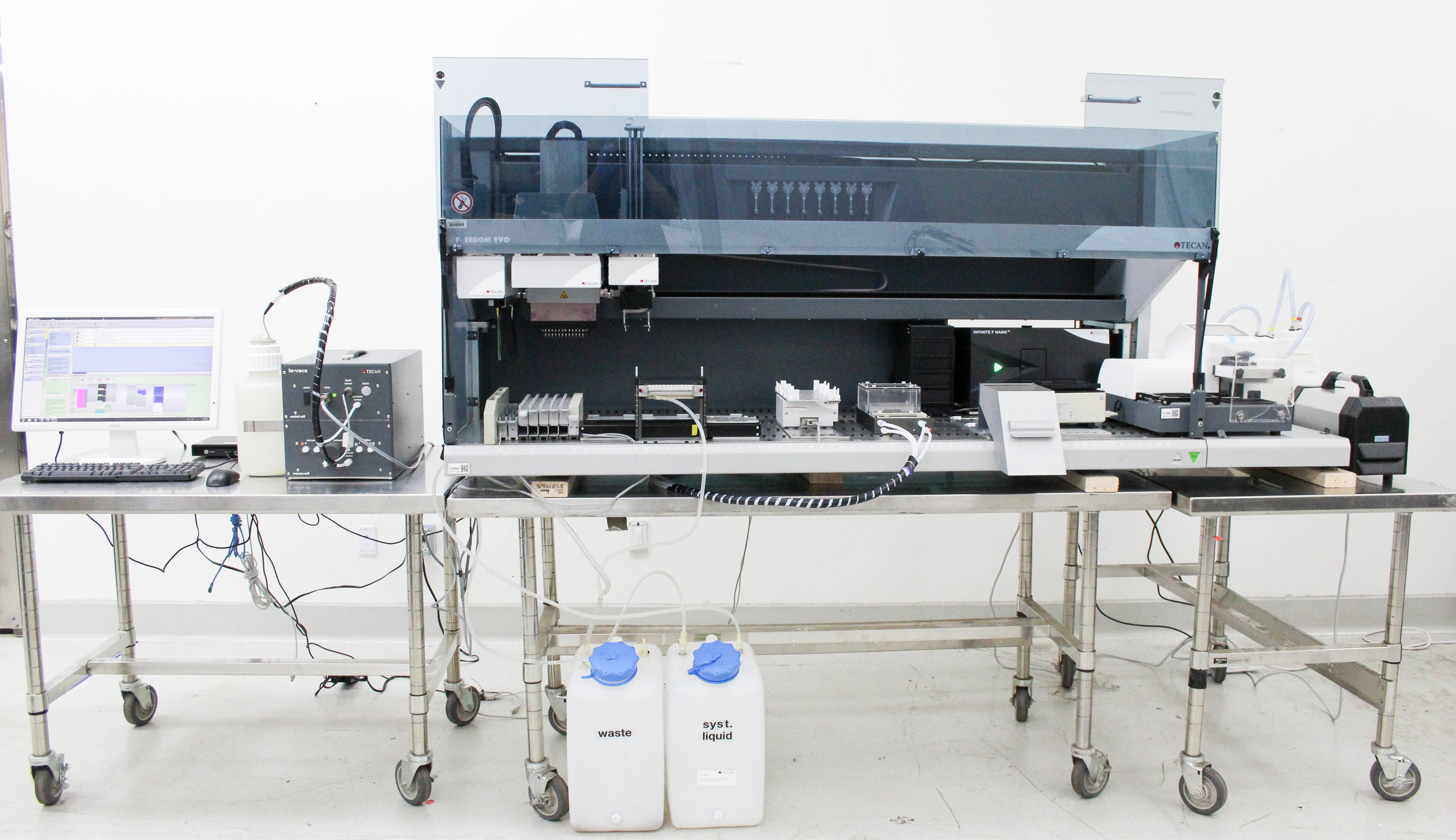 TECAN Freedom Evo-2 200 Automated Liquid Handler Includes Computer/Software