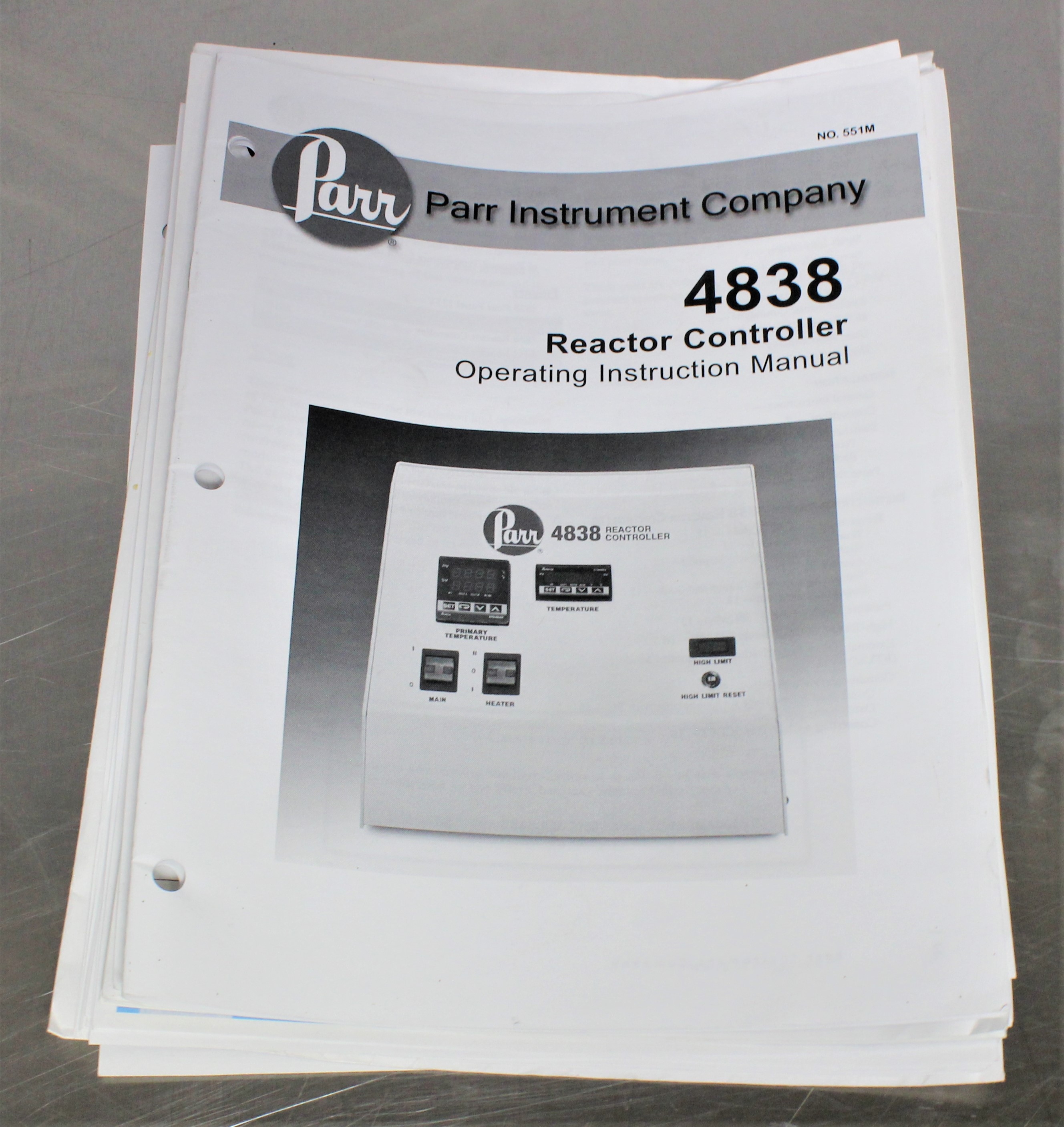 PARR 4913 4838 Temperature Controller Chemistry Controller Fair Used