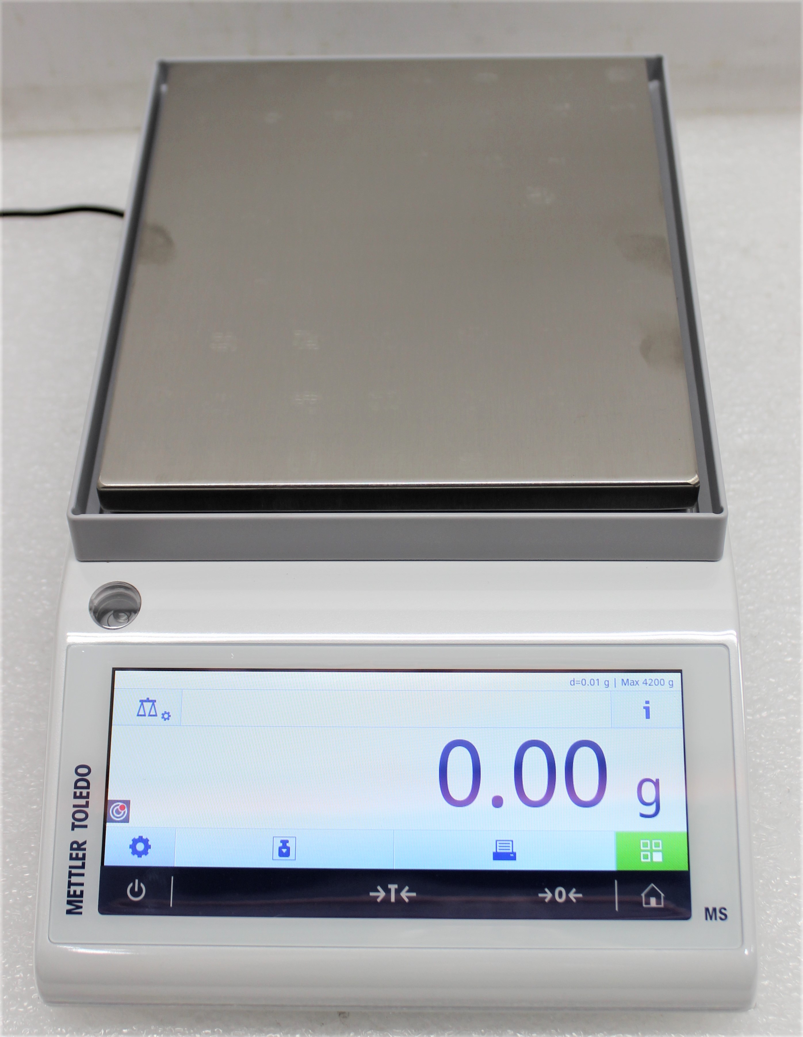 Mettler-Toledo MS4002TS/00 Precision Balance 4.2kg Capacity Touchscreen