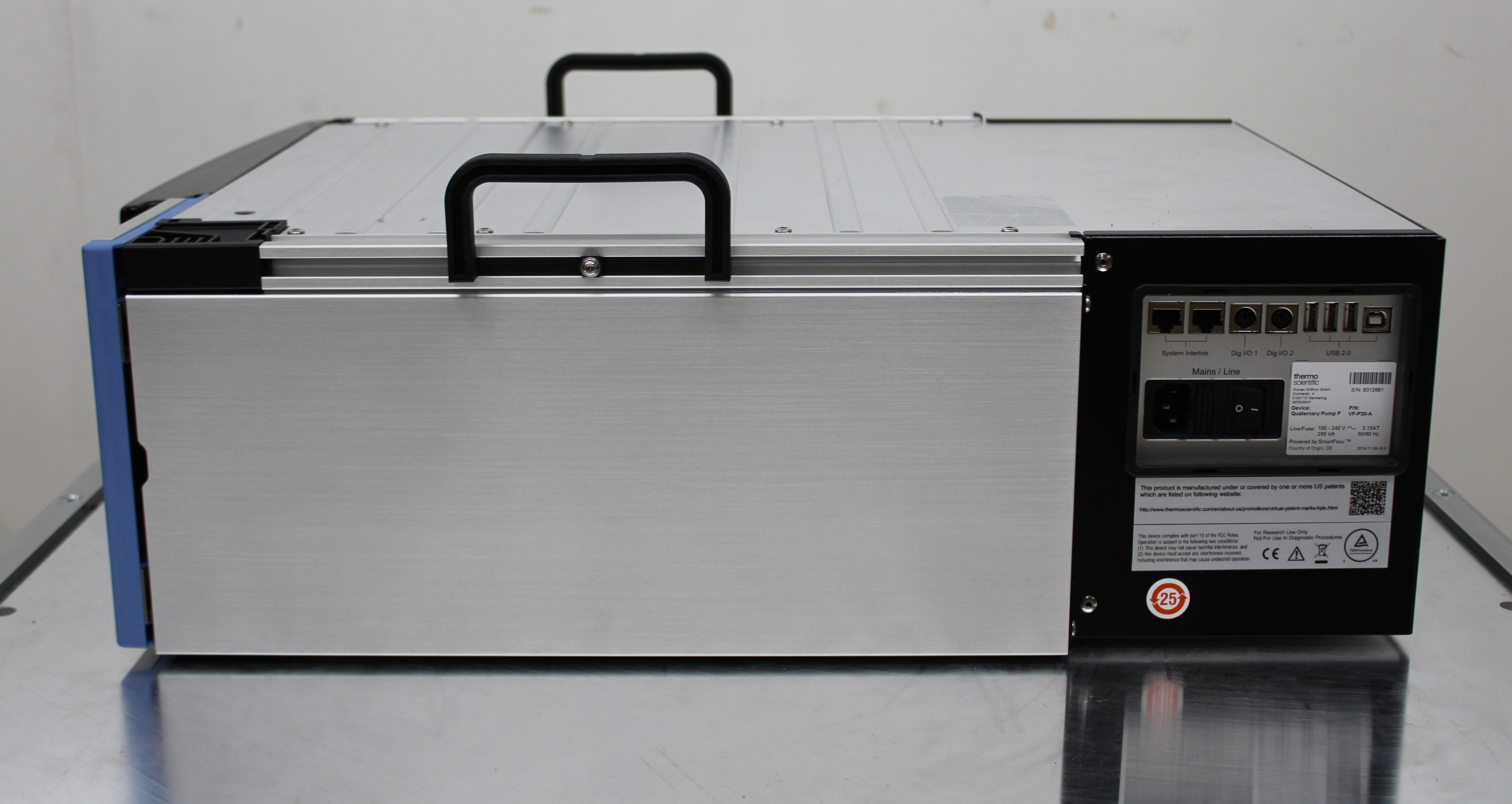 Thermo VF-P20-A Quaternary Pump HPLC/FPLC Solvent Blending 8mL/min 35C