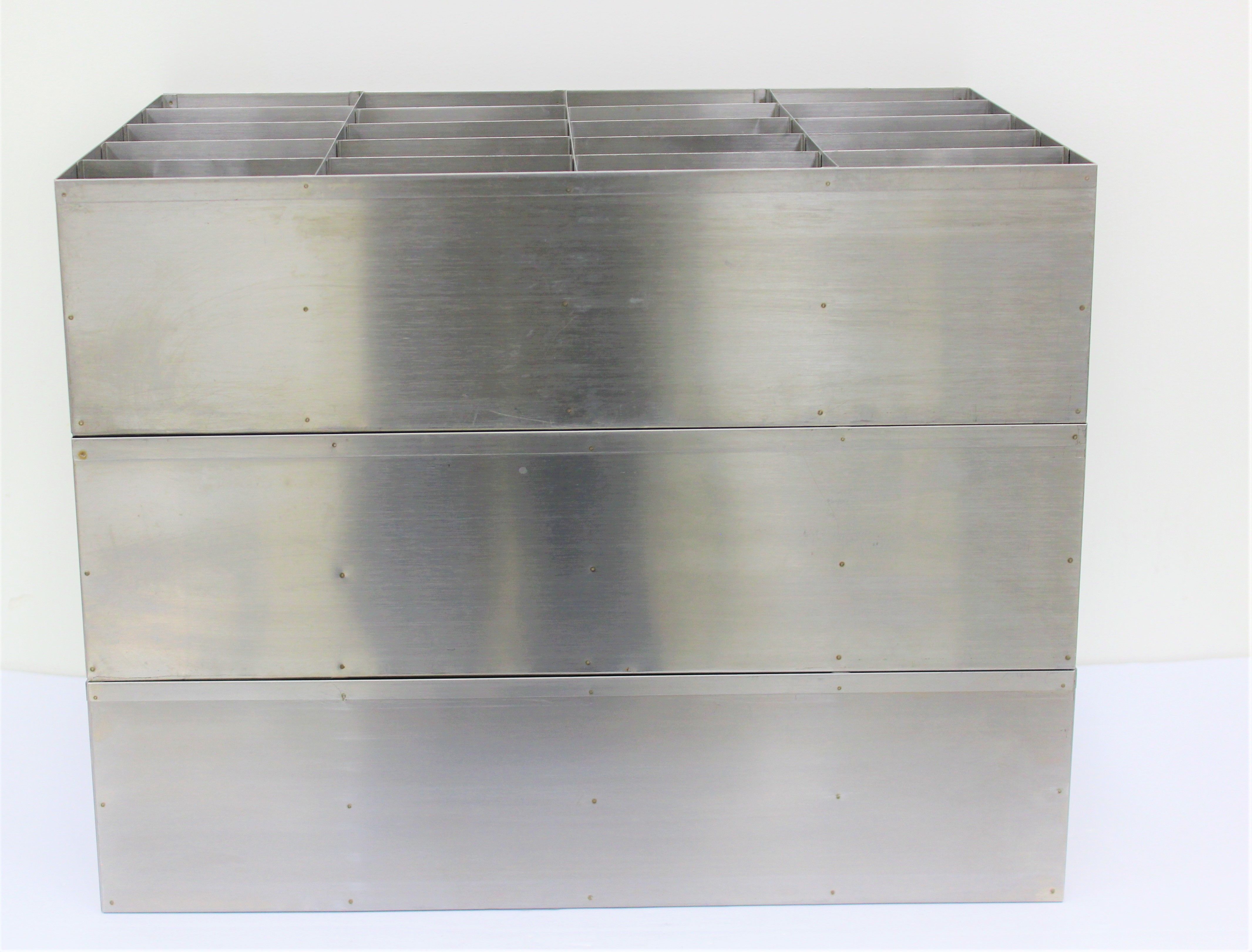 VWR 89214-678 CryoPro Freezer Rack Stainless Steel Holds 20 Cryoboxes