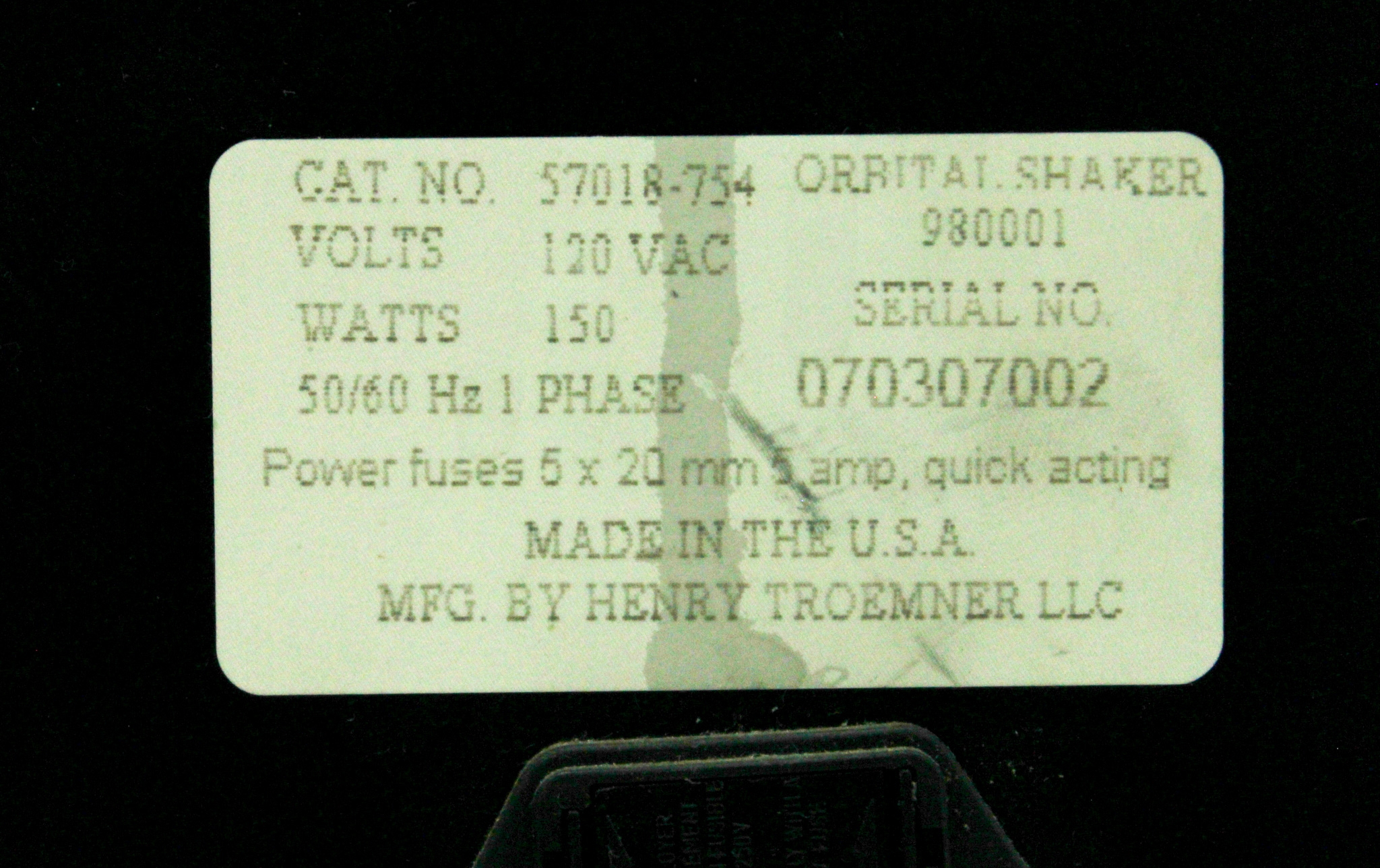 VWR DS-500 Digital Orbital Shaker, 500 RPM, 120V, Shaking Stability USA