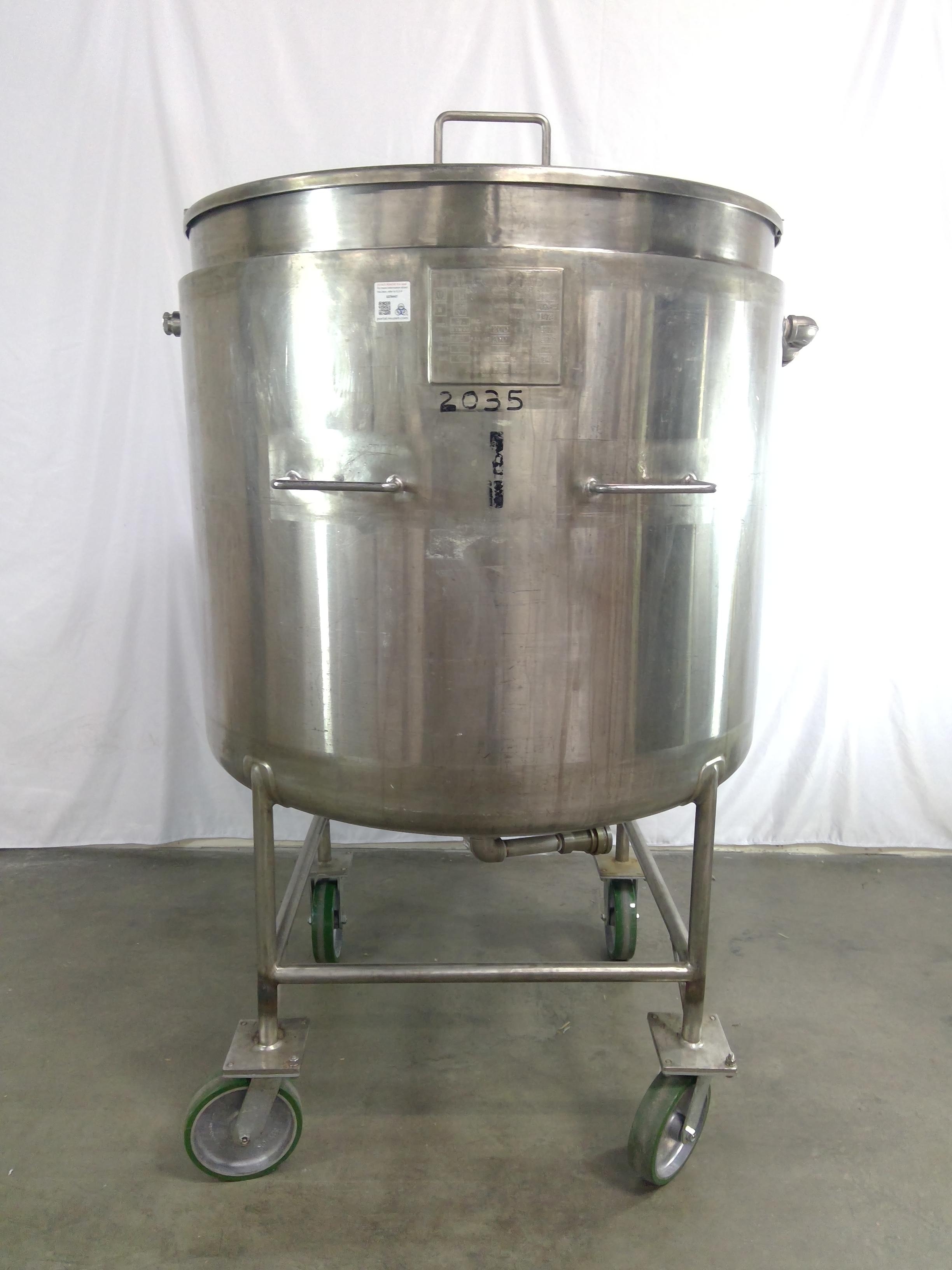 Alloy Fab 1125 Mix Tank - 500L Capacity for Life Sciences Applications