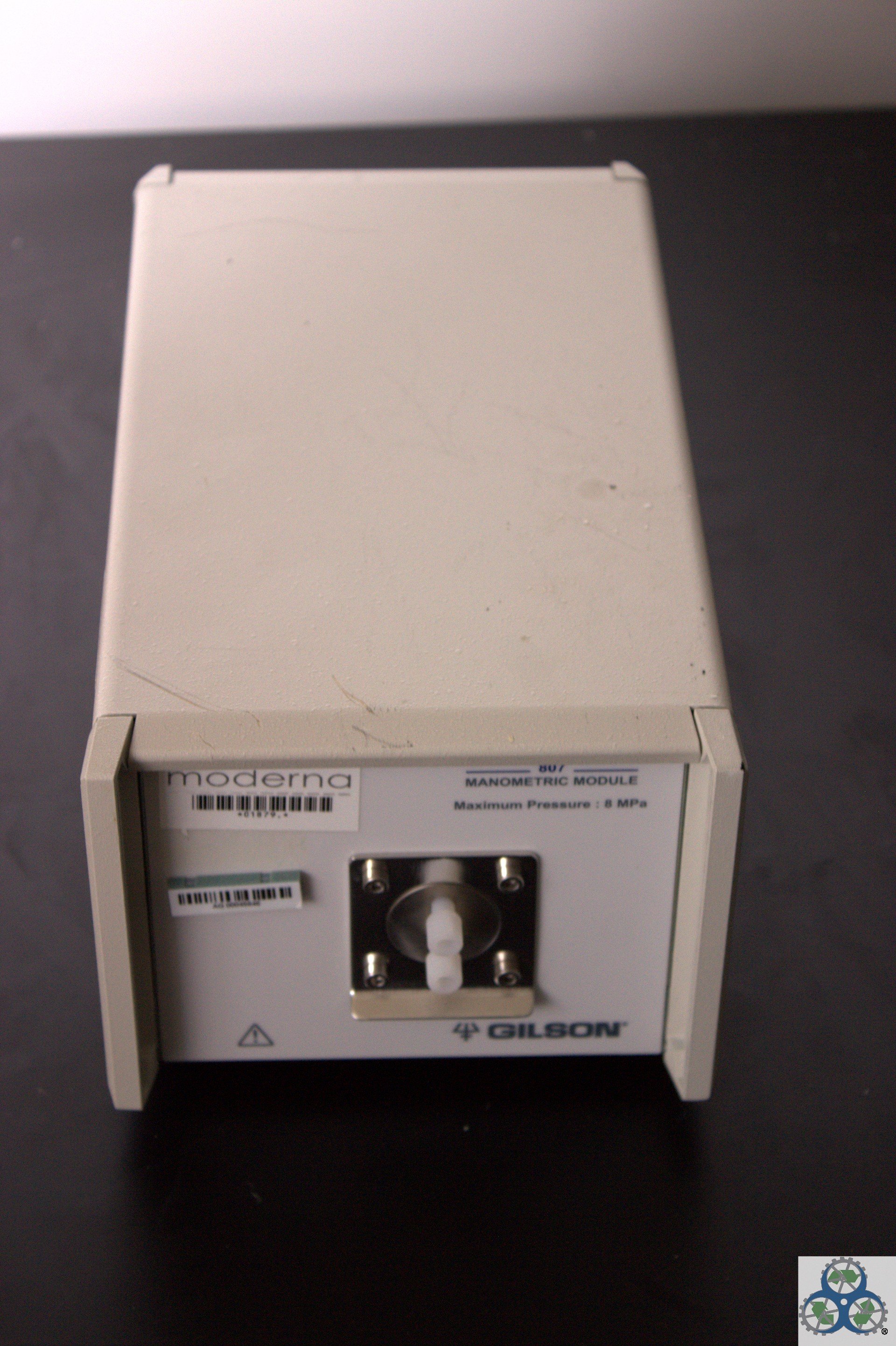Gilson Manometric 807 HPLC Module 0-10 mL/min High Pressure Used Germany