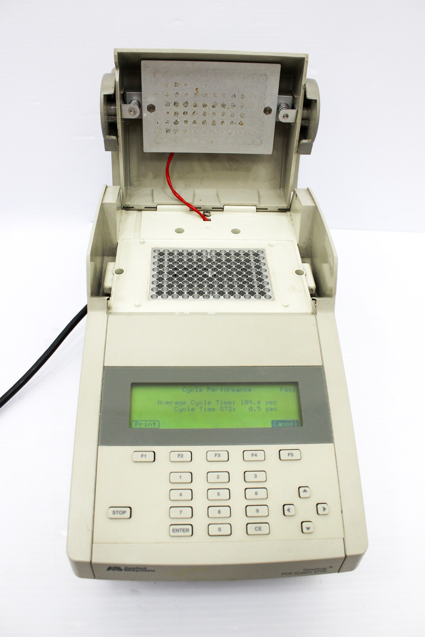 ABI Applied Model 2700 PCR Thermal Cycler Used Compact Space Saver 120V