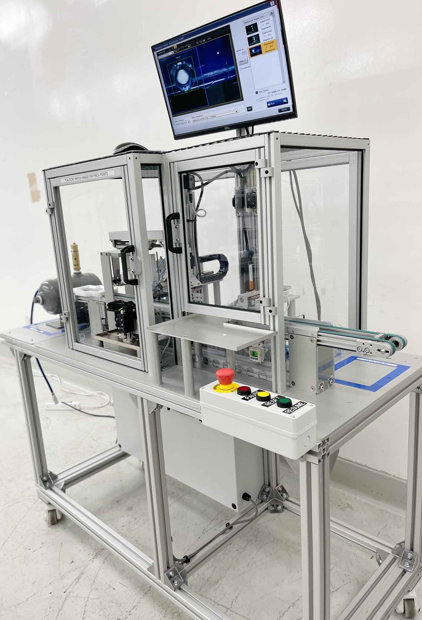 Ridgeline 236-001 VG Custom Automated Sorting Unit with Conveyor System