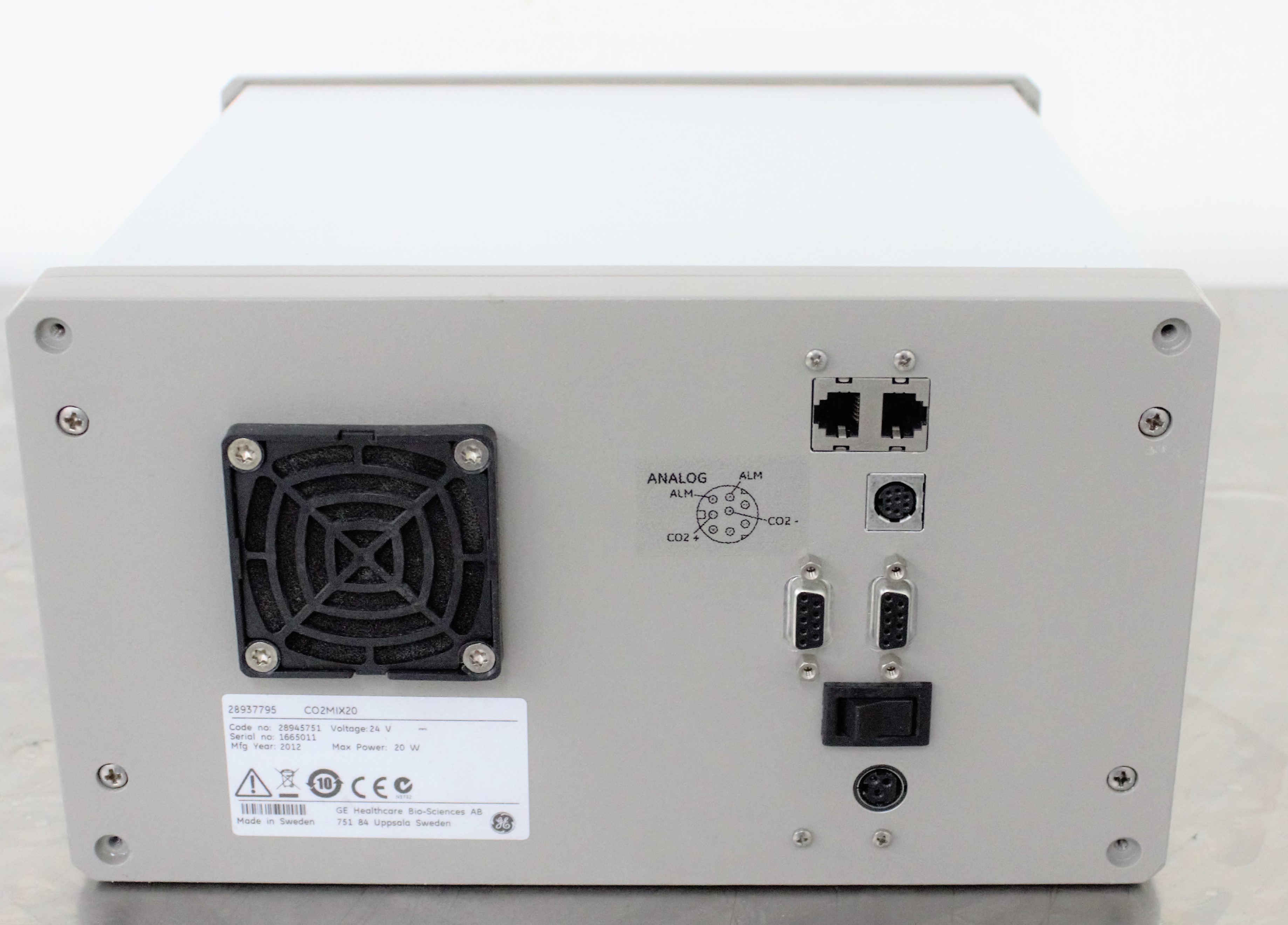 GE Healthcare CO2Mix20 Controller Bioreactor Aeration CO2 Sensor 2012 Used