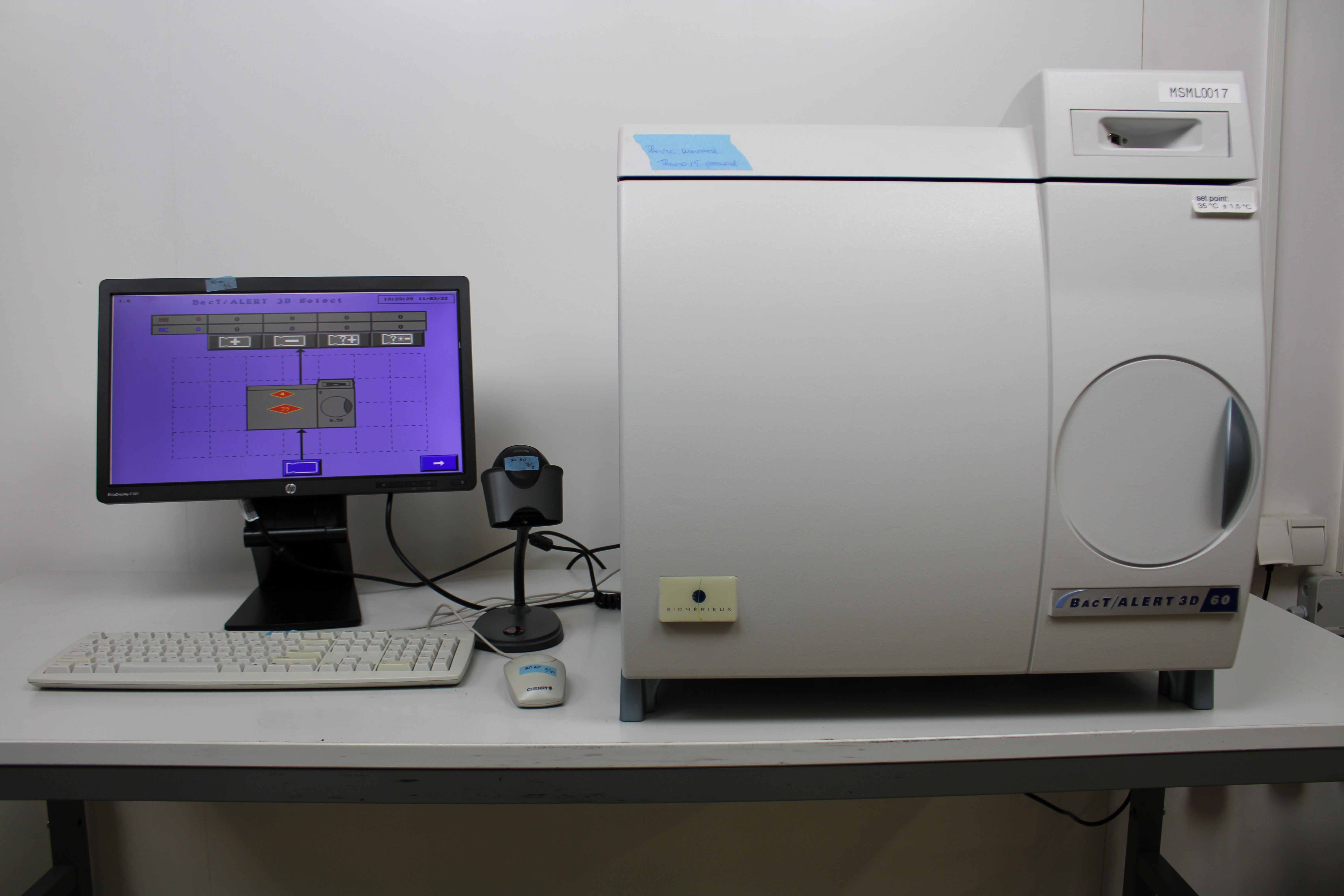 Biomerieux BactAlert 3D60 Blood Analyzer, 60 Vial Capacity, Microbial Detection