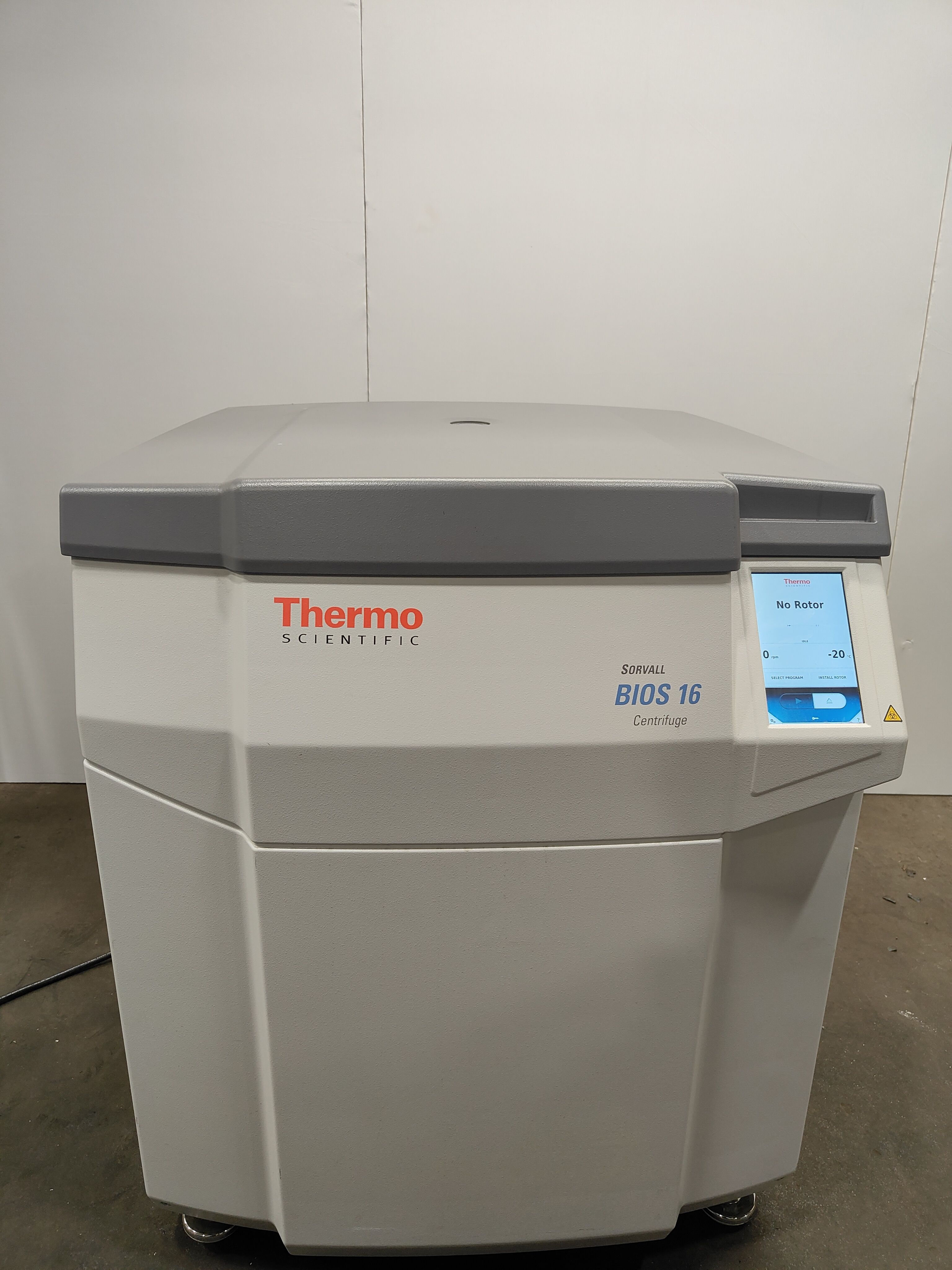 Thermo Sorvall BIOS 16 Centrifuge Process 16L Capacity 5400 RPM 8500xG Used