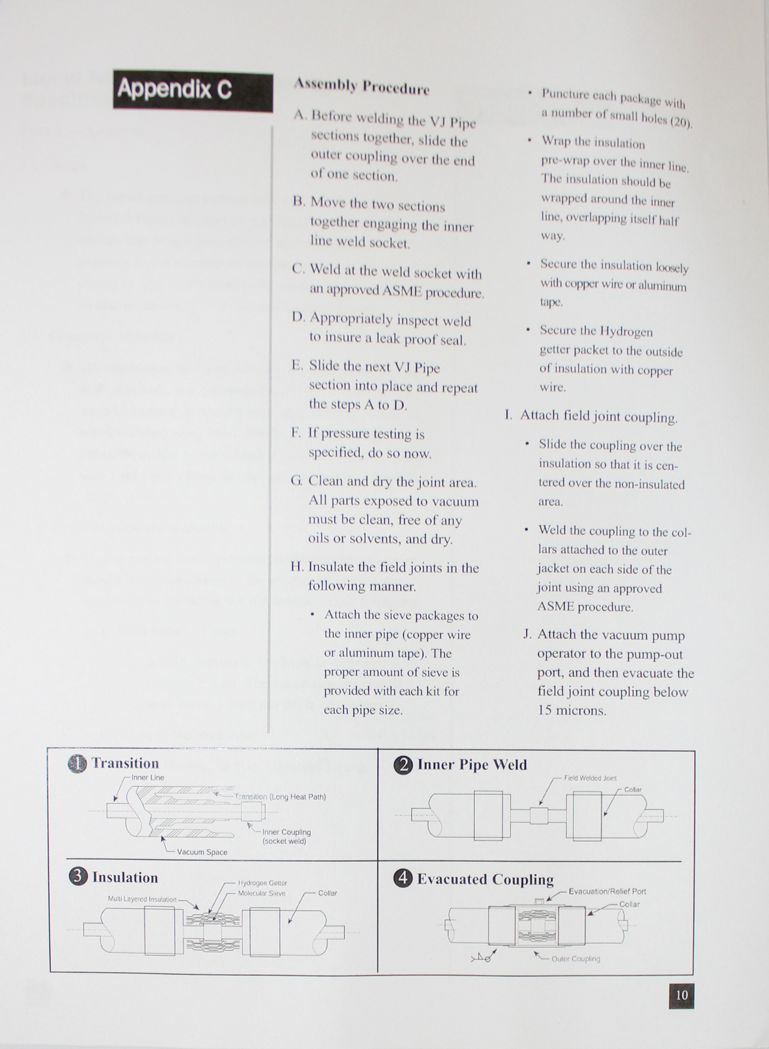 Quality Cryogenics Bayonet Adapter for Vacuum Jacketed Pipe Systems (TK)