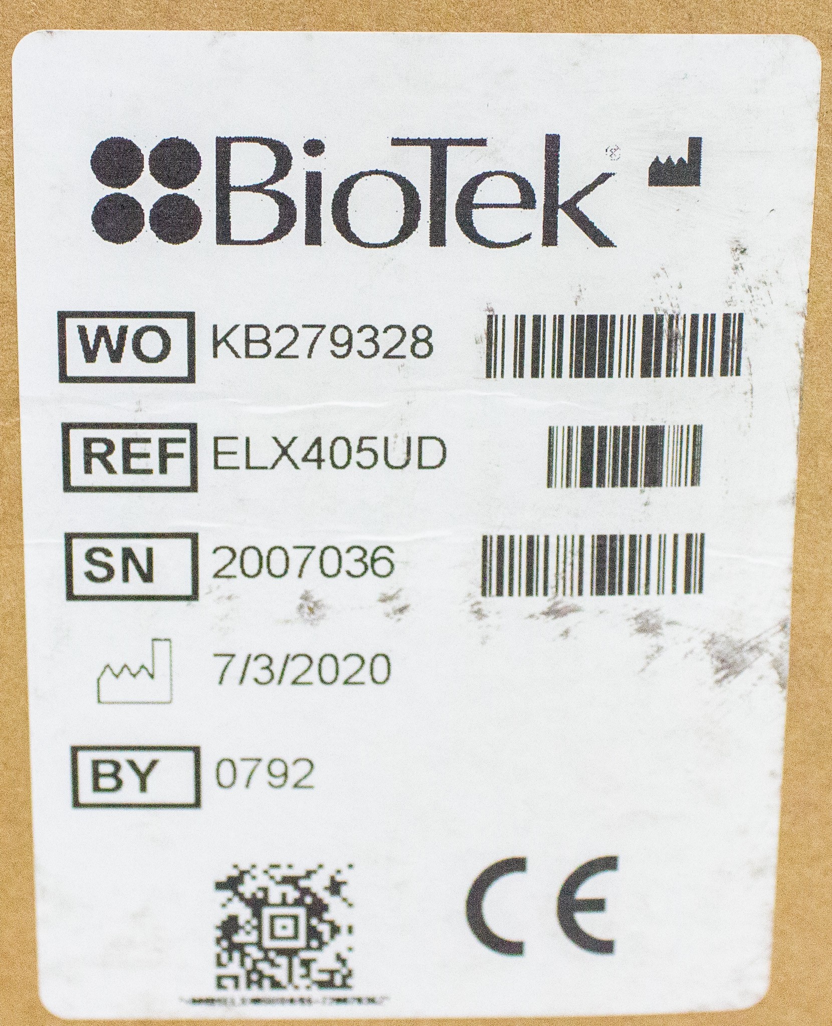 Biotek ELX405UD Microplate Washer 96/384-Well Deep/Standard Plates