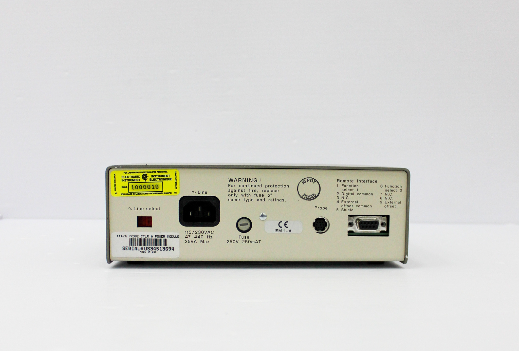 Agilent 1142A Probe Control & Power Module with 800MHz Active Probe