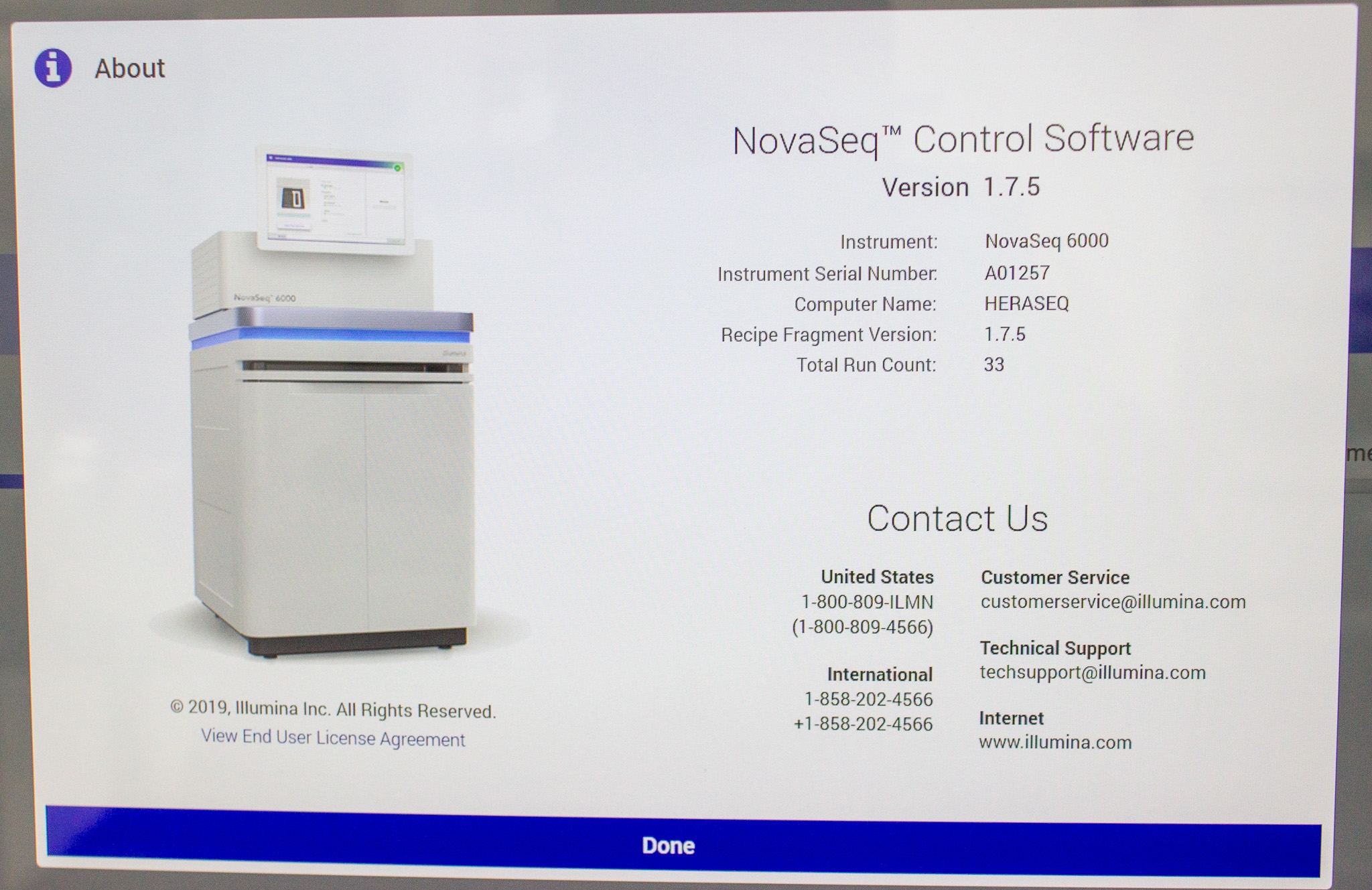 Illumina NovaSeq 6000 DNA Sequencer System High Throughput 220V Includes Computer