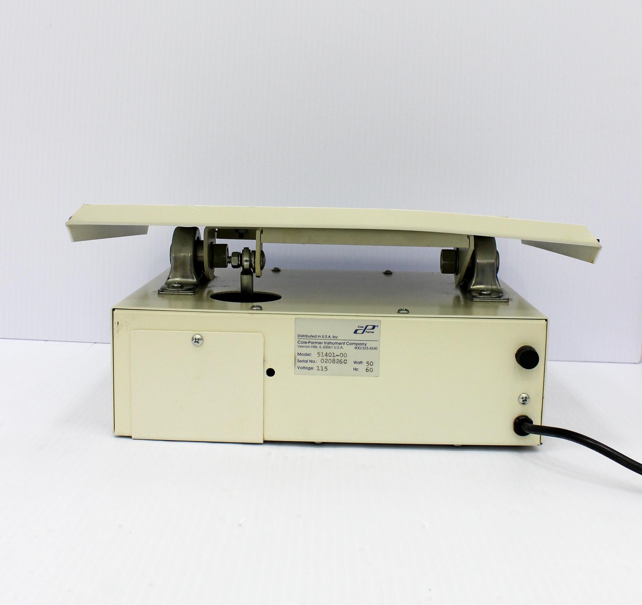 Cole Parmer 51401-00 Rocker Shaker 2-65C, 160 RPM, 10lb Platform