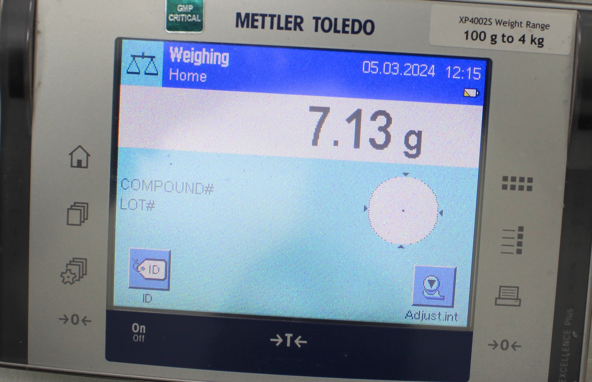 Mettler Toledo XP4002S Precision Balance 4100g x 0.01g Top Load