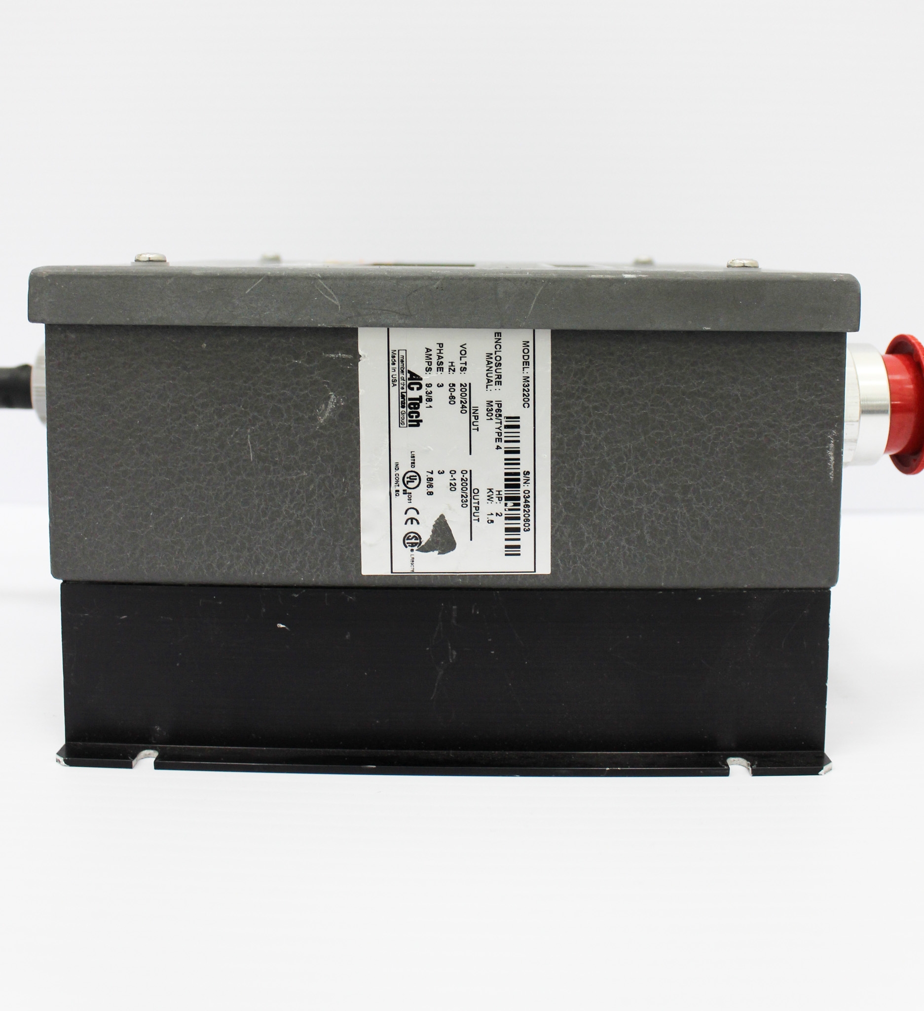 AC Tech M3220C Frequency Inverter Motor Drive Variable Speed IP65