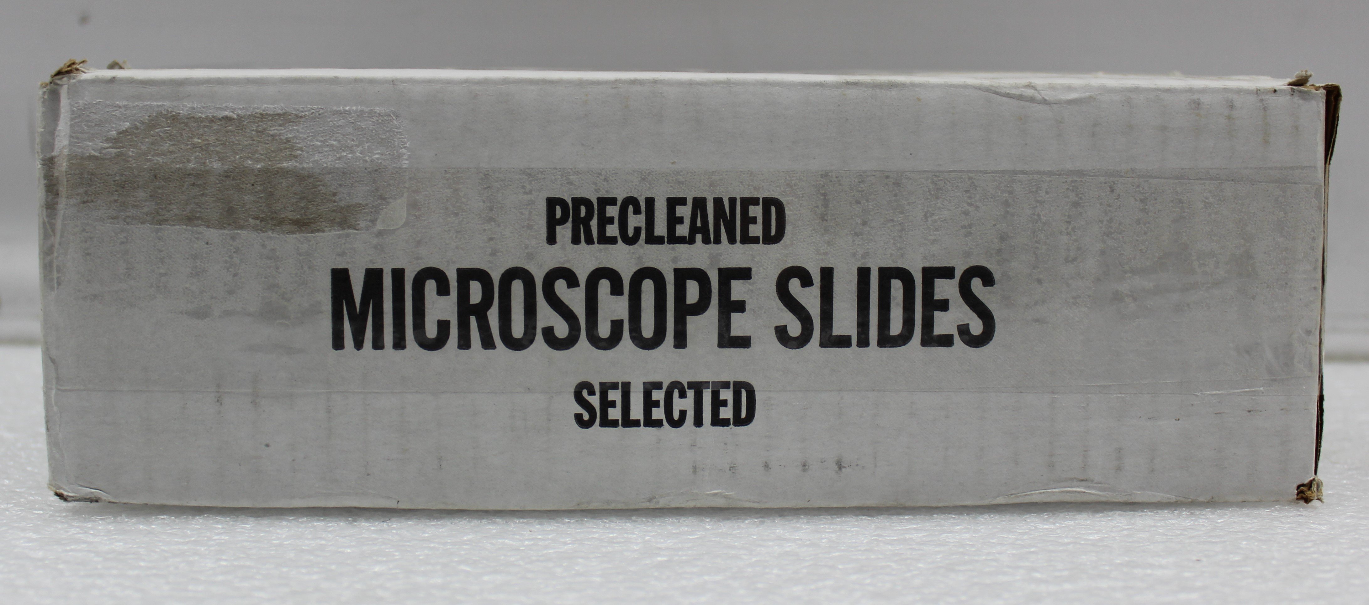 VWR 48300-025 Micro Slides Plain Precleaned Lab Consumable 20 Sheets TK