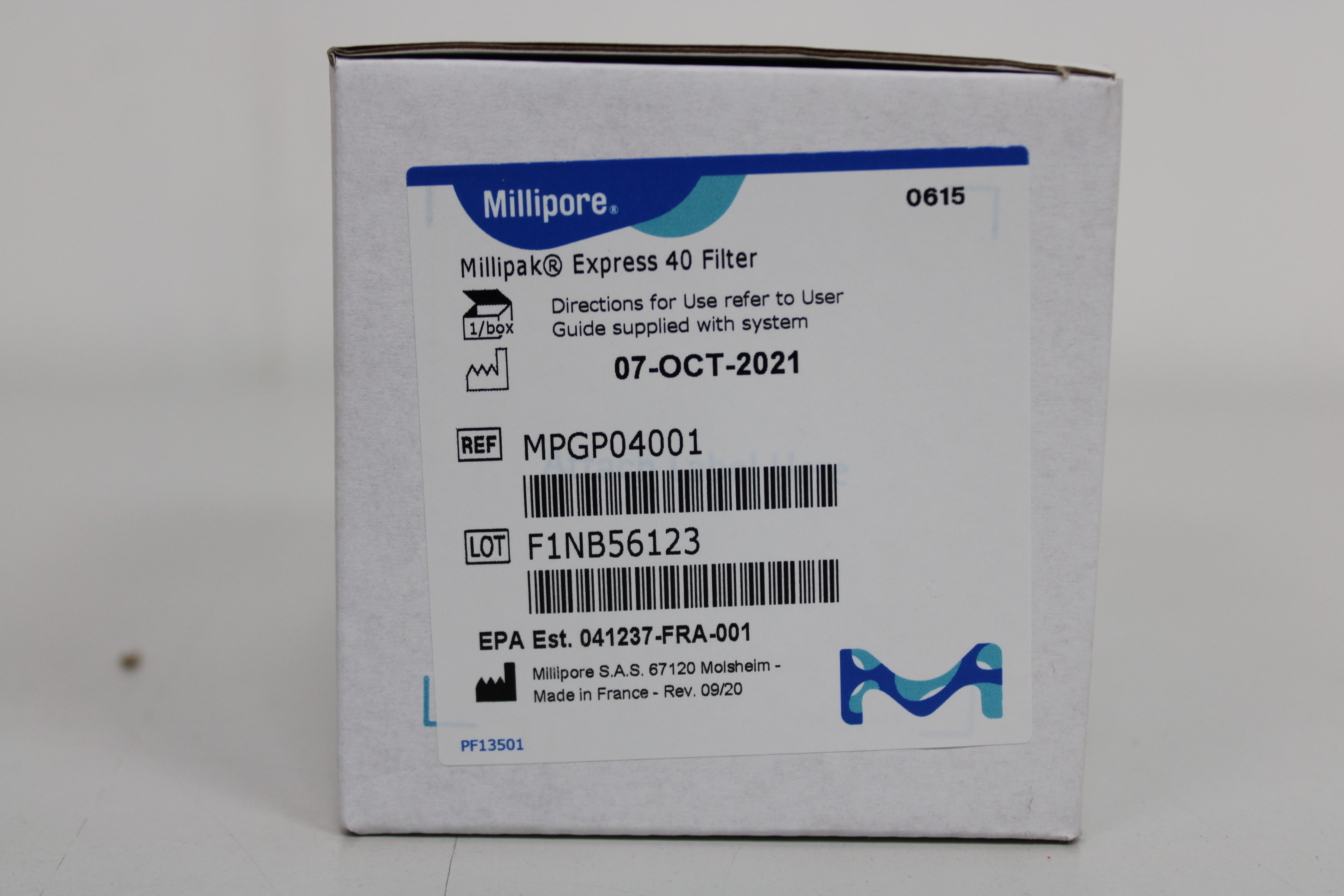 Milli-Q MPK04001 Water Purification Filter Hydrophilic PES 0.22 Micron